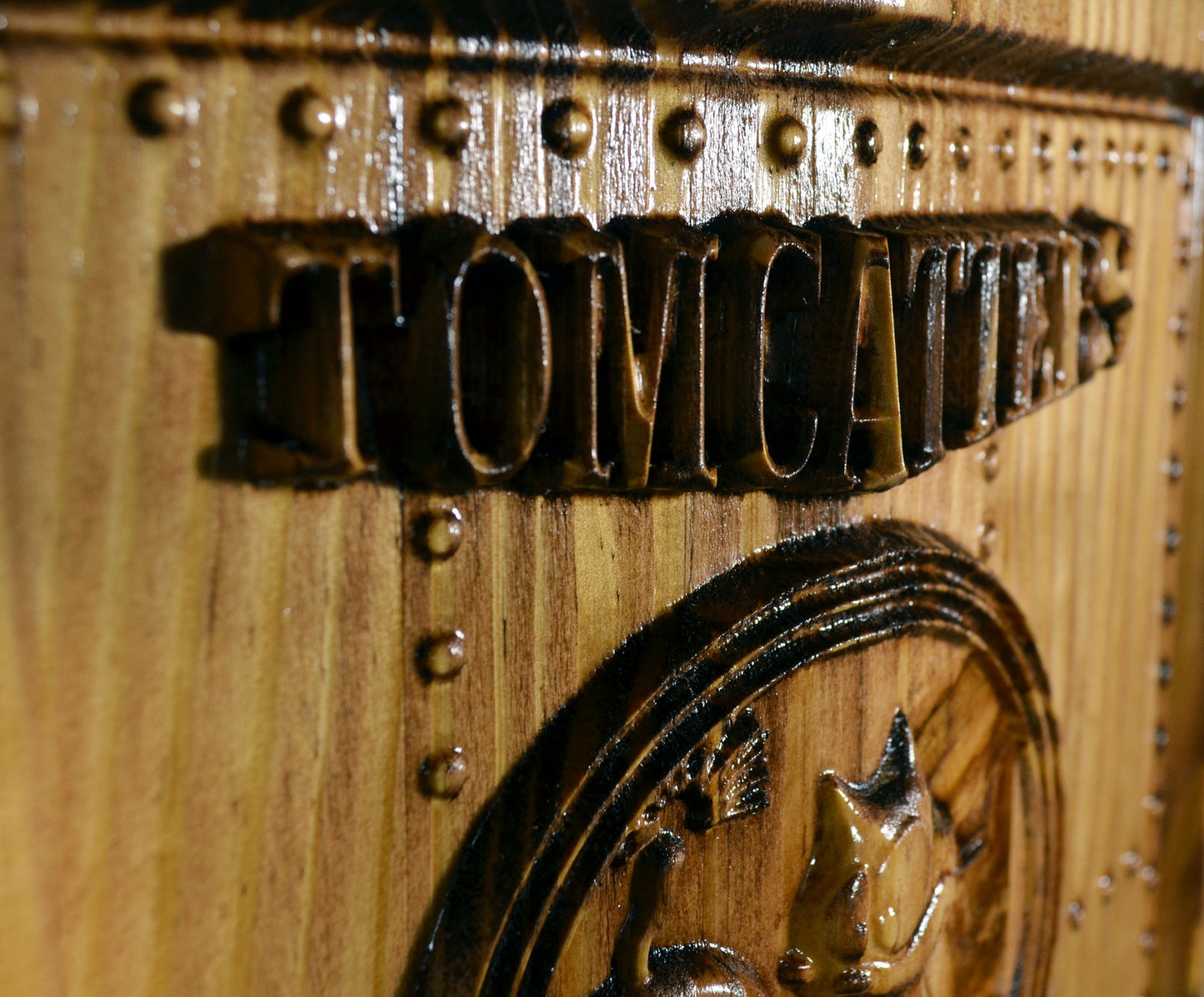 NAVY VFA-31, Navy Strike Fighter Squadron 31, 3d wood carving, military plaque - Carved Effects