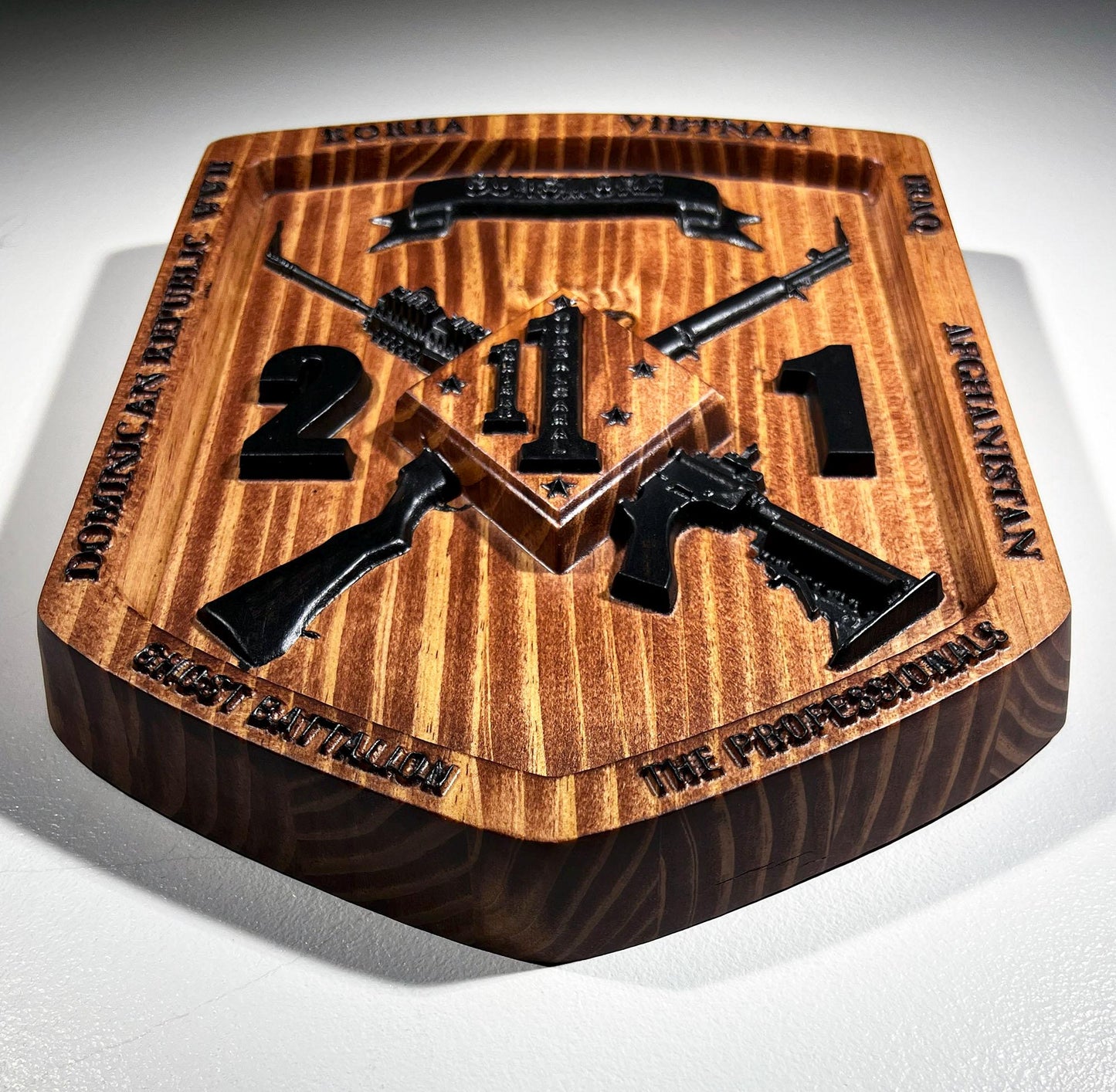 USMC 2nd Battalion 1st Marine 12" Military Unit Plaque