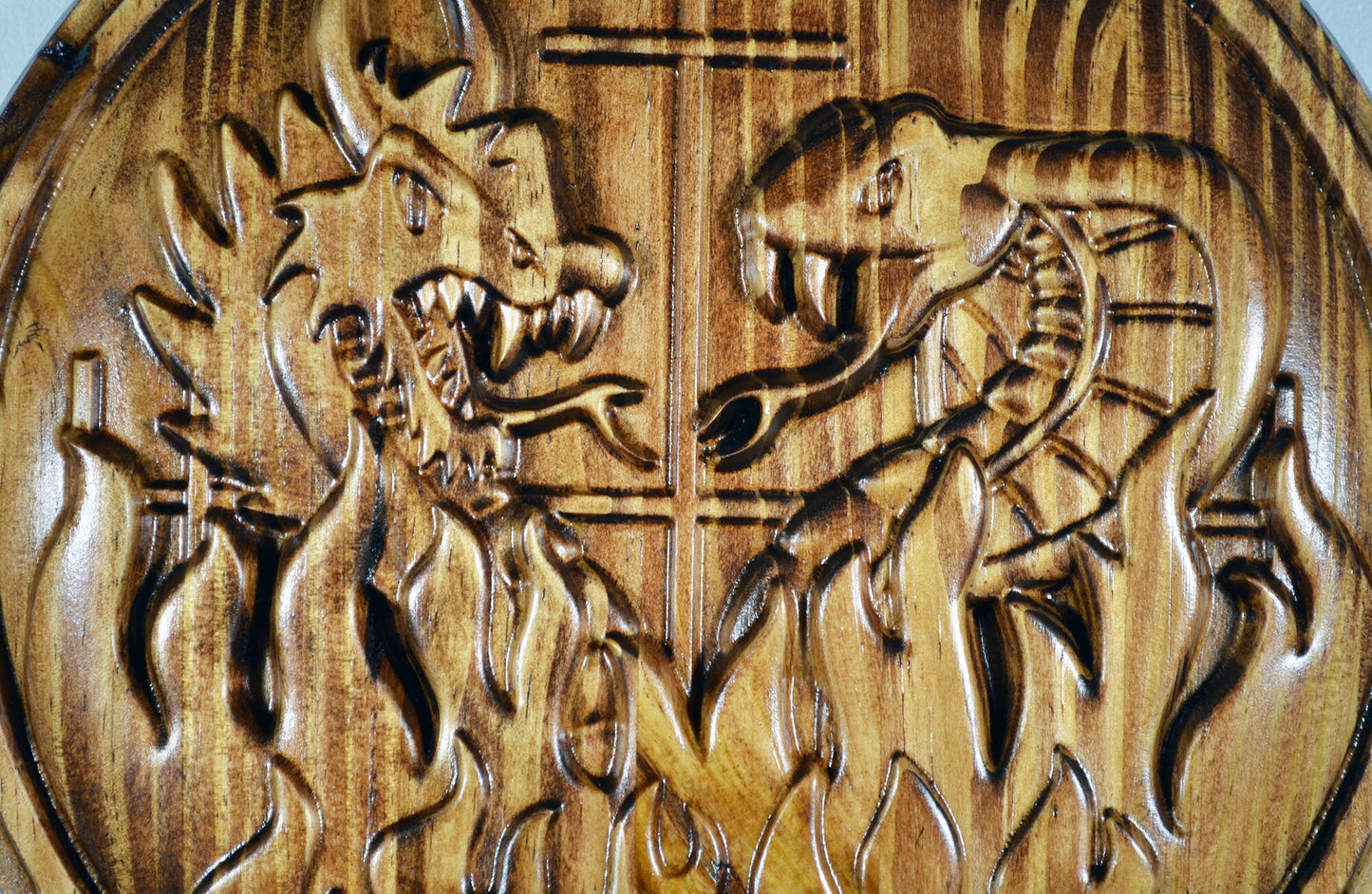 USMC HMLA-269 Marine Light Attack Helicopter Squadron 269, The Gunrunners Marine Corps, 3d wood carving military plaque 11"