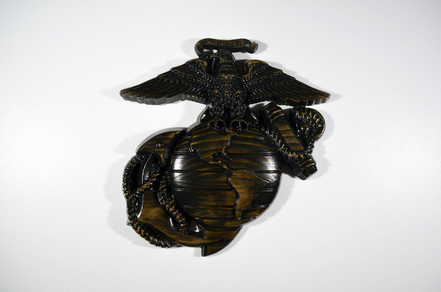 USMC Eagle Globe Anchor 12", Marine Corps, EGA, Black, military plaque