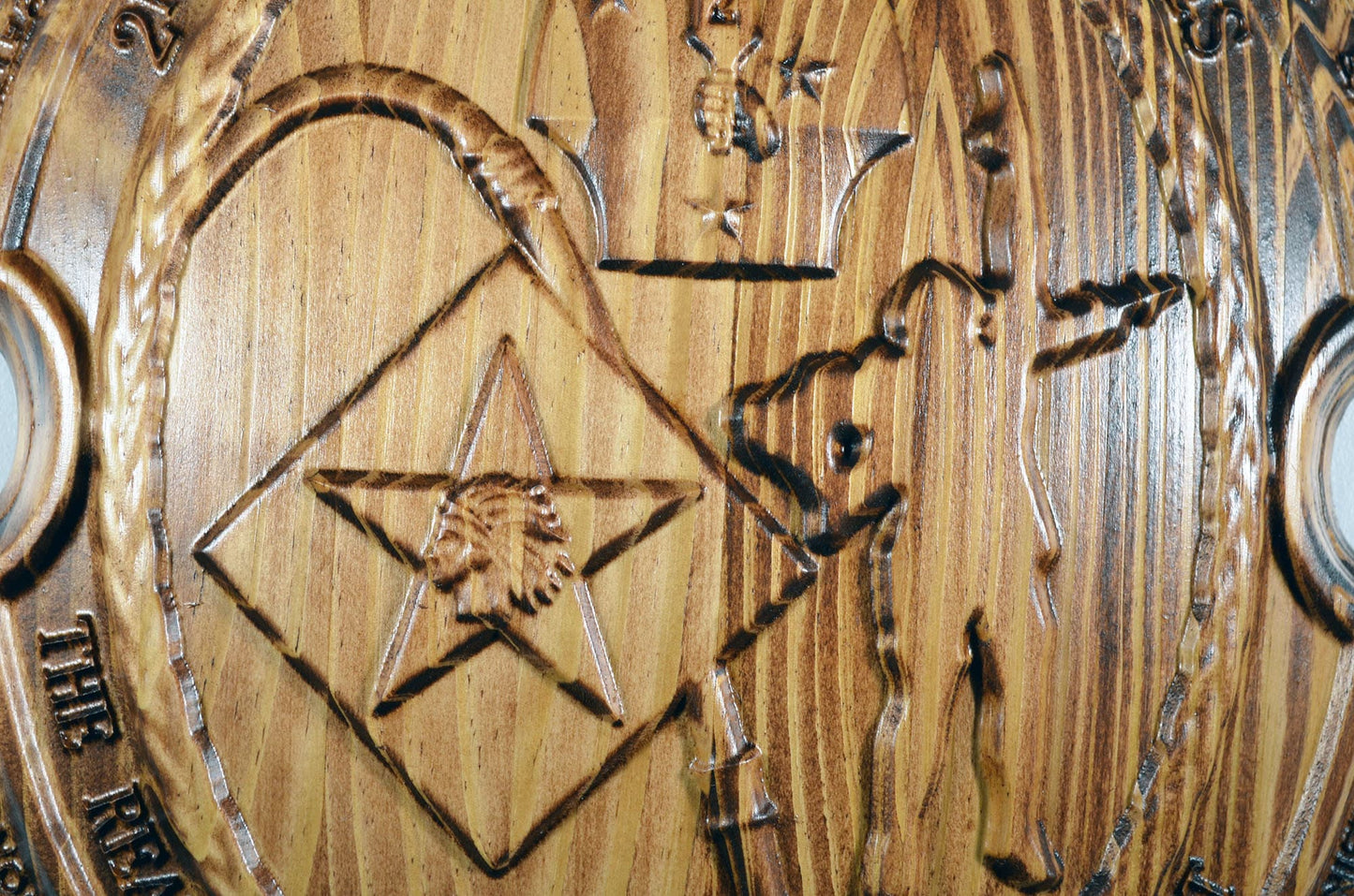 USMC 2nd Battalion 6th Marine , 3d wood carving, US Marine Corps