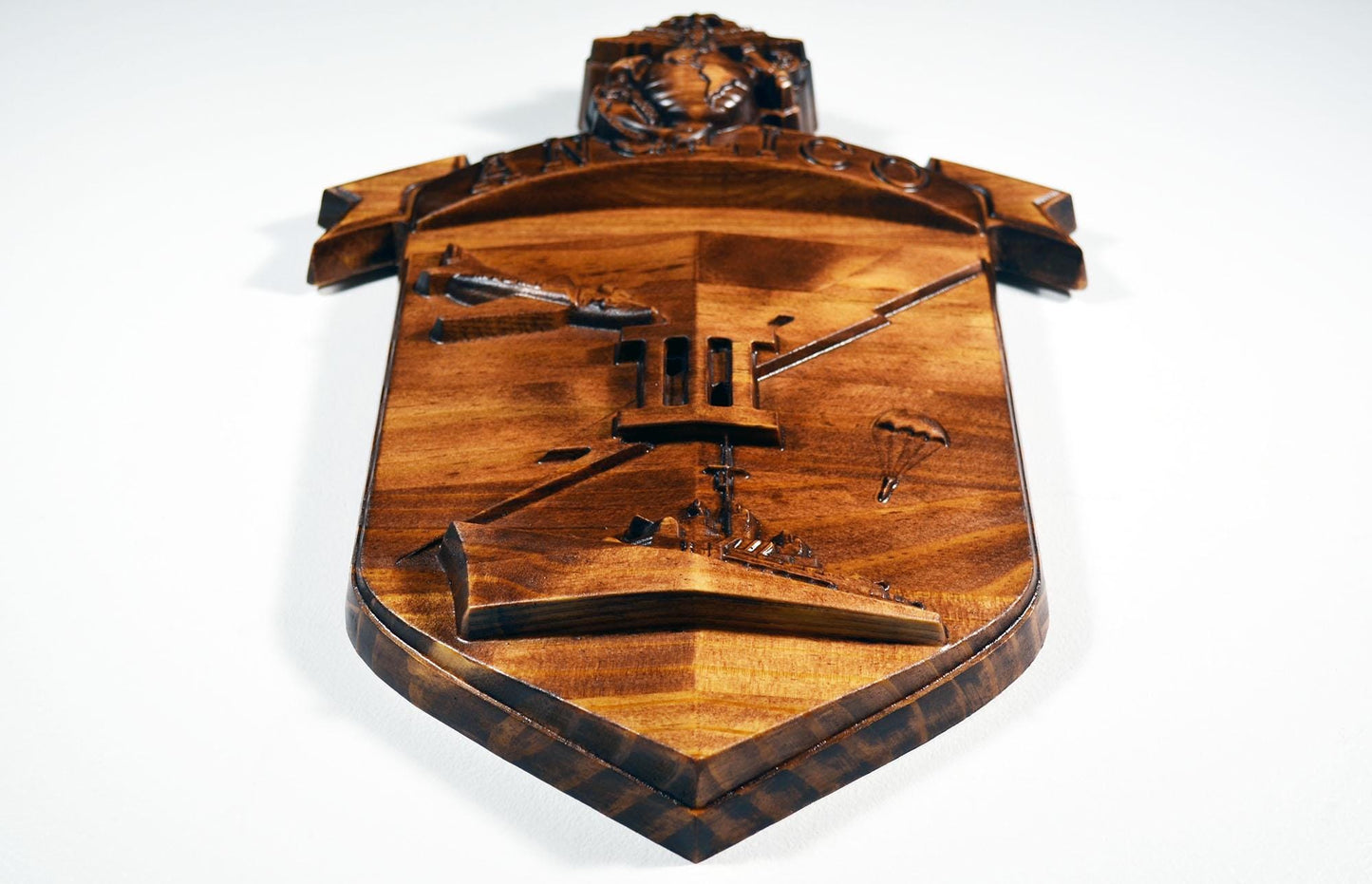 USMC 3rd Anglico 12", Unit Emblem, US Marine Corps, military plaque