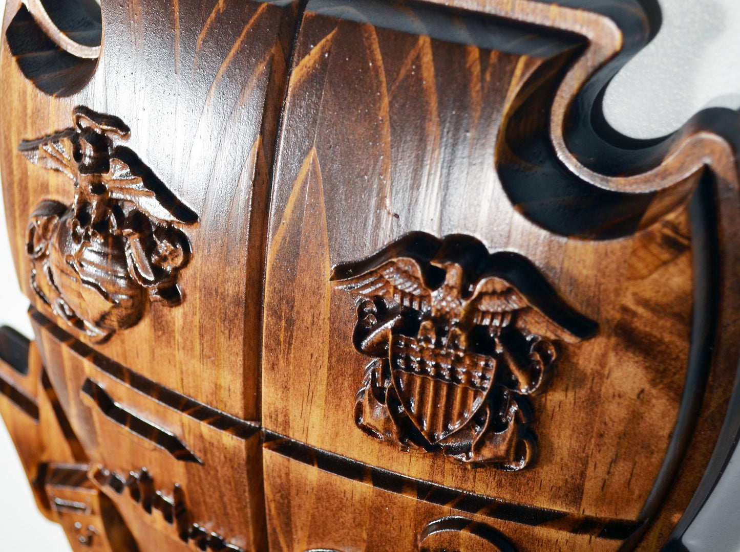 USMC 1st Anglico 12", Unit Emblem, US Marine Corps, military plaque