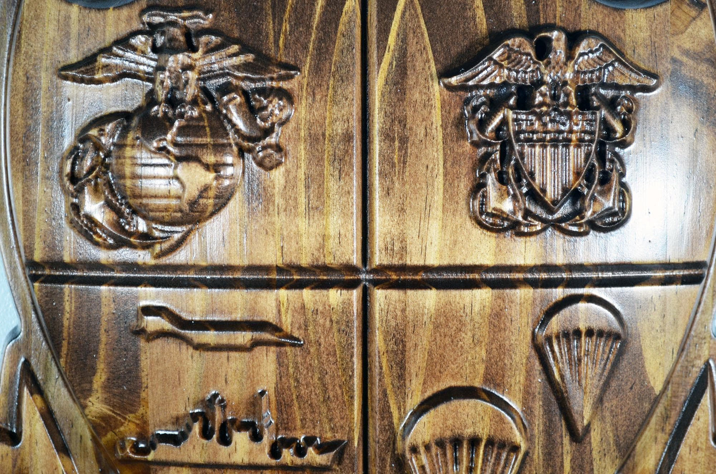 USMC 1st Anglico 12", Unit Emblem, US Marine Corps, military plaque