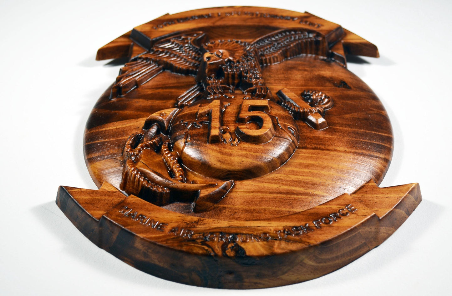 USMC 15th Marine Expeditionary Unit 12", Marine Corps, EGA, Java, military plaque