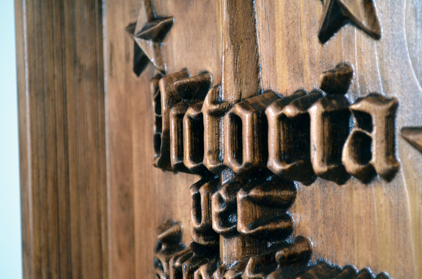 USMC Marine Raiders Training Center, Marine Special Operations Regiment, stained 3d wood carving, military plaque - Carved Effects