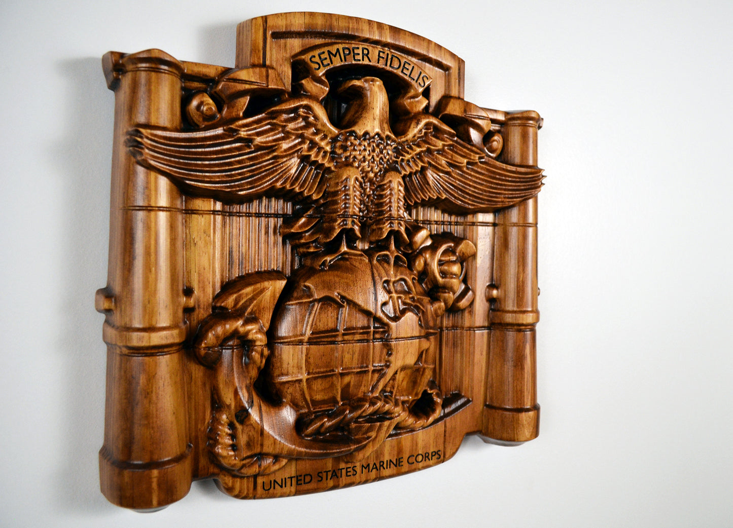USMC MCRD Eagle Globe Anchor 12", Marine Corps, Military Plaque