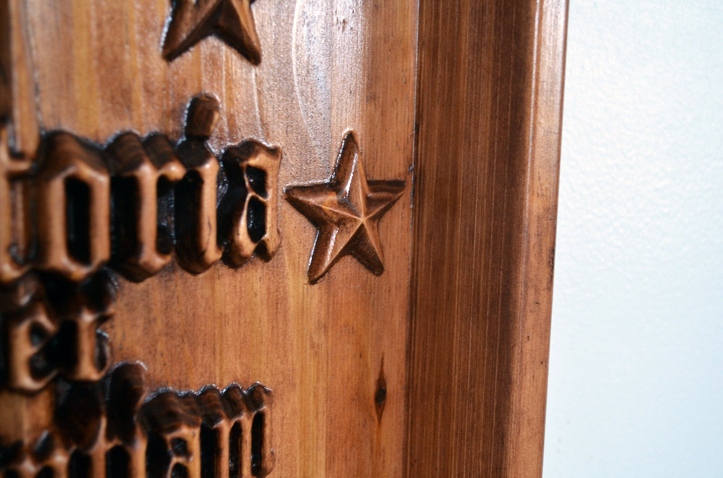 USMC Marine Raiders Training Center, Marine Special Operations Regiment, stained 3d wood carving, military plaque - Carved Effects