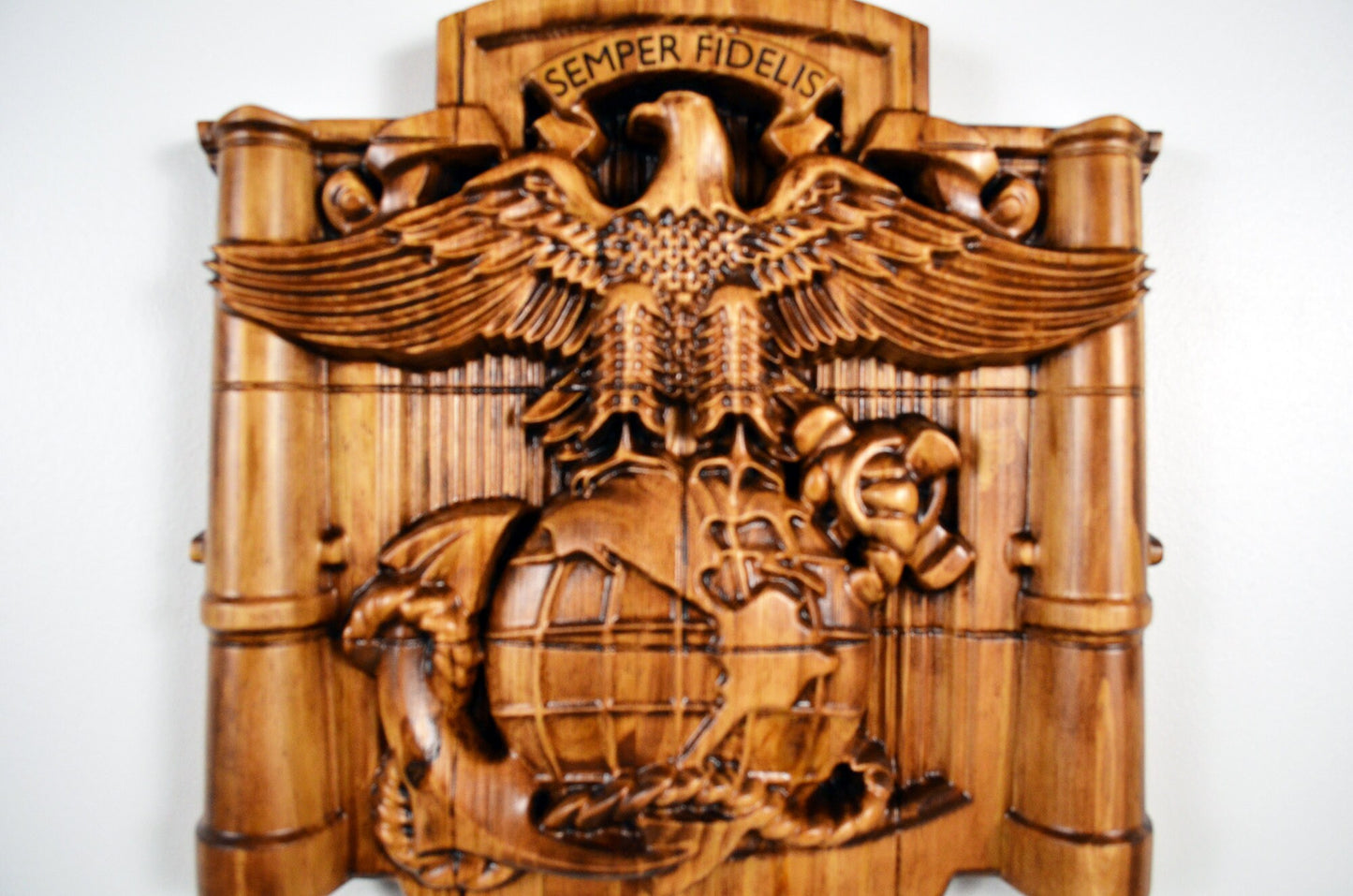 USMC MCRD Eagle Globe Anchor 12", Marine Corps, Military Plaque