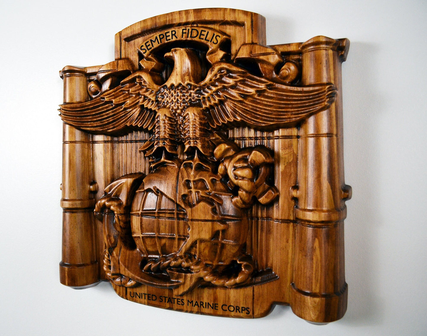 USMC MCRD Eagle Globe Anchor 12", Marine Corps, Military Plaque