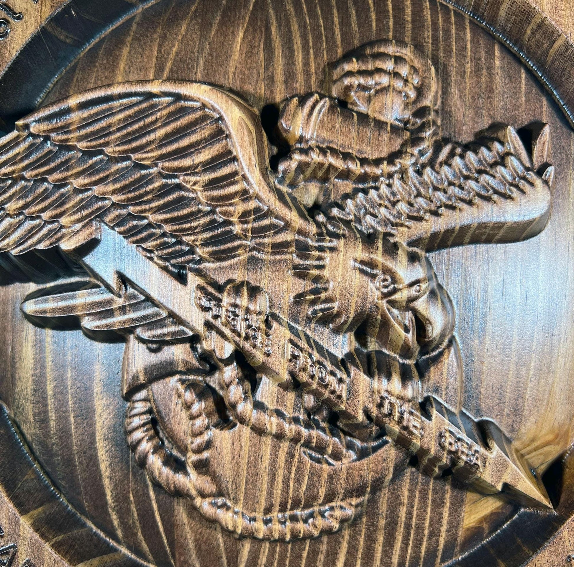 31st MEU Marine Expeditionary Unit Plaque Stained