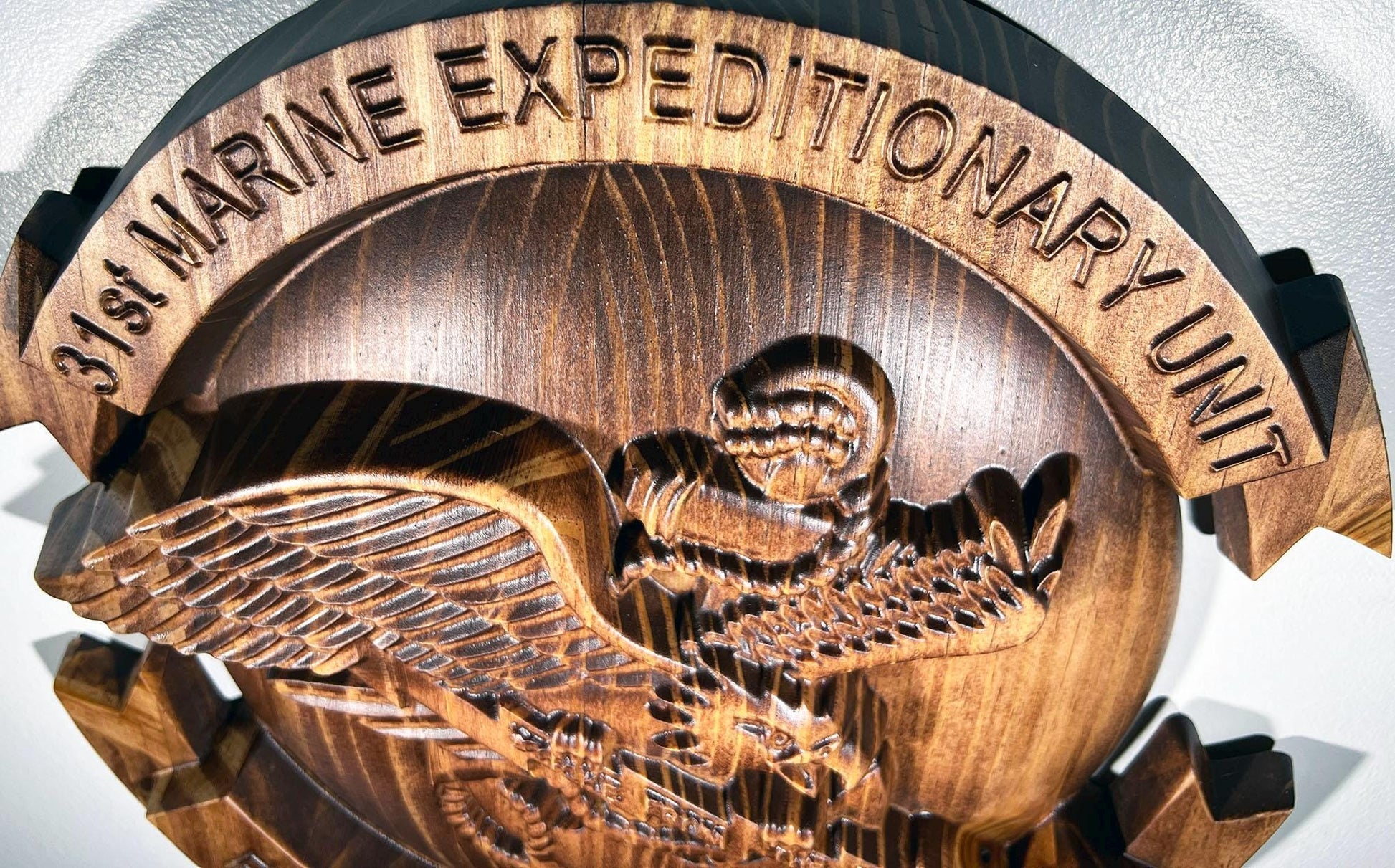 31st MEU Marine Expeditionary Unit Plaque Stained