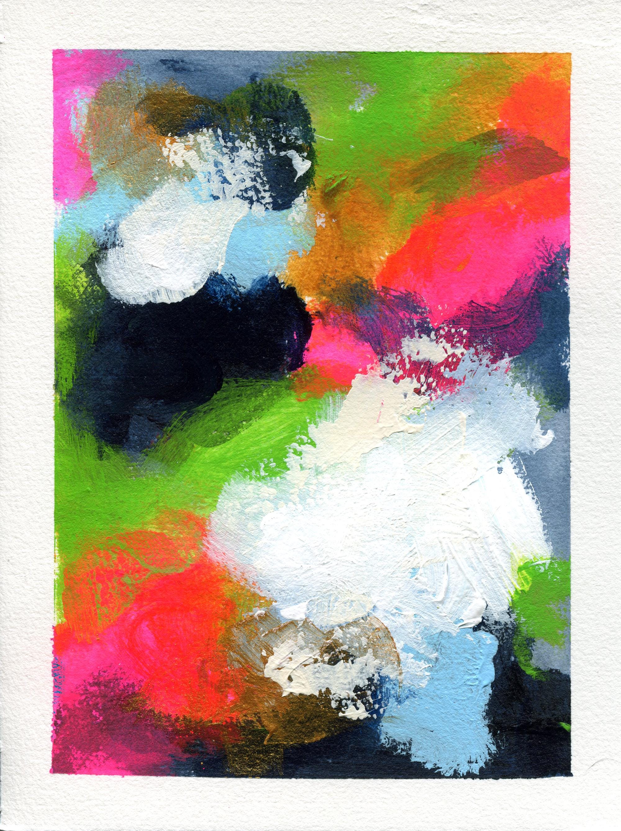Abstract_hot_pink_and_green_or