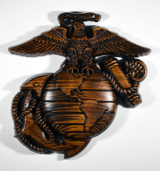 USMC Eagle Globe Anchor Java, Marine Corps, EGA, military plaque