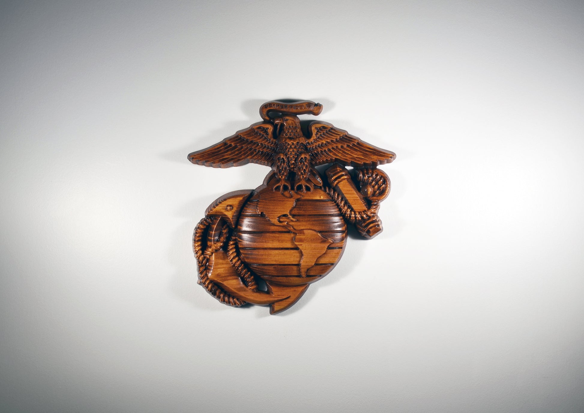 USMC Eagle Globe Anchor, Marine Corps, EGA, military plaque - Carved Effects