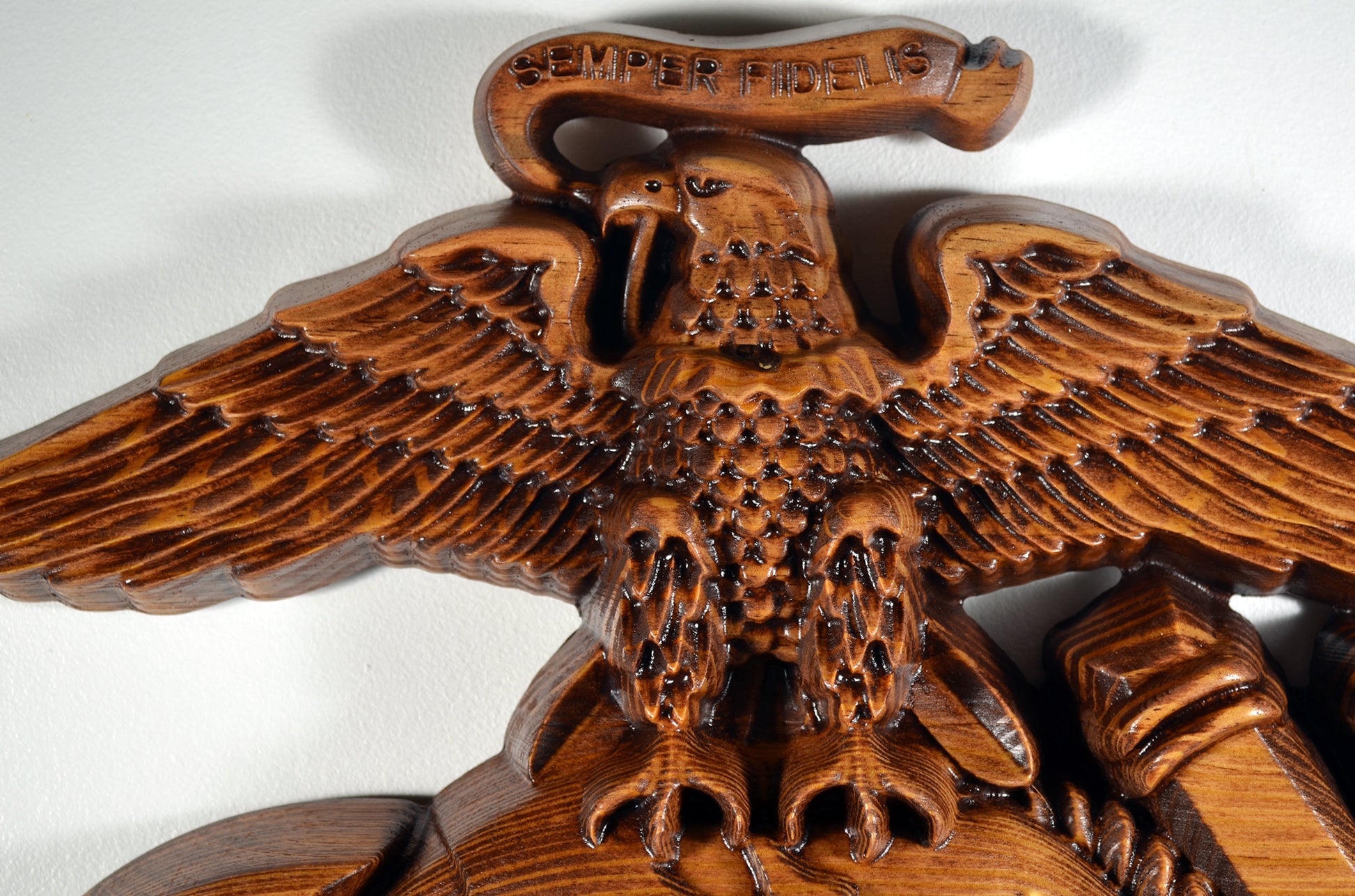 USMC Eagle Globe Anchor, Marine Corps, EGA, military plaque - Carved Effects