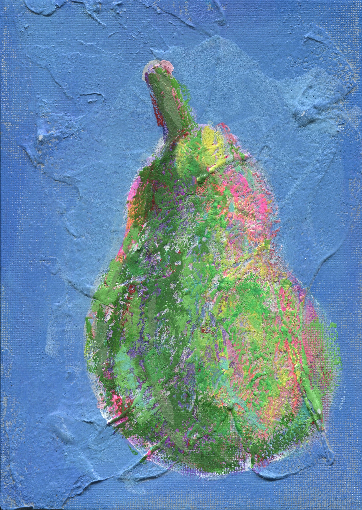 Fruit acrylic painting on canvas board