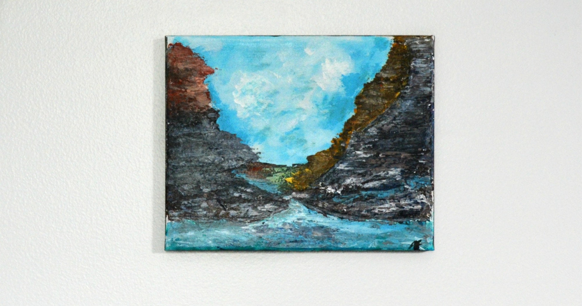 Grand Canyon acrylic painting on canvas 8x10