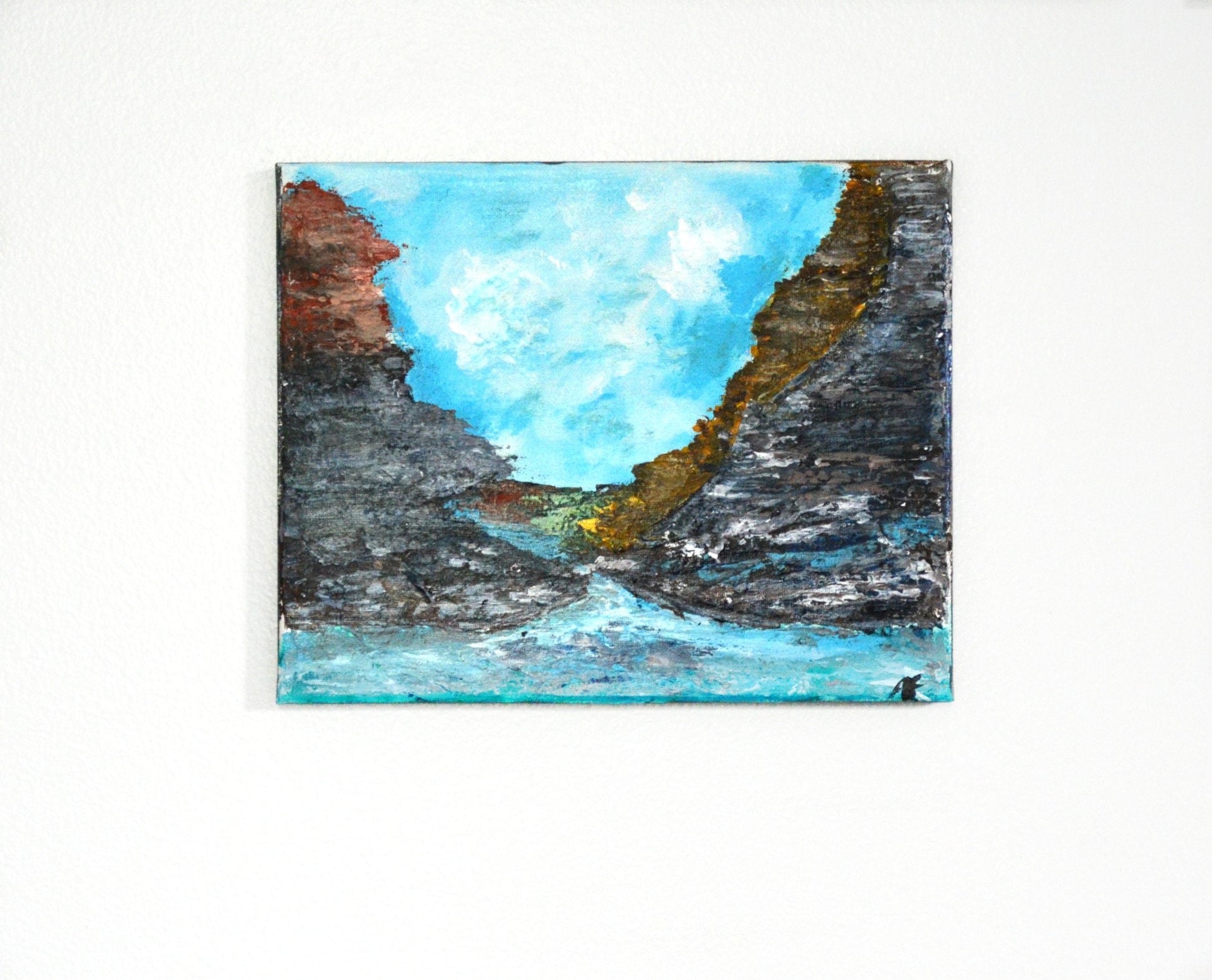 Grand Canyon acrylic painting on canvas 8x10