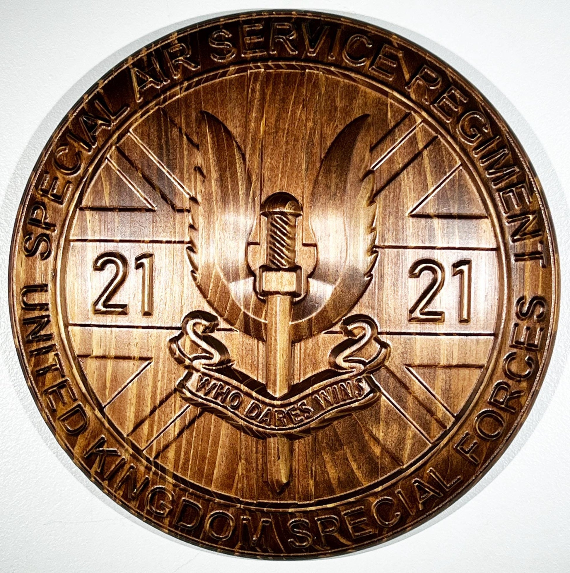 Special Air Service (SAS) 21 Emblem 12" Unit Plaque