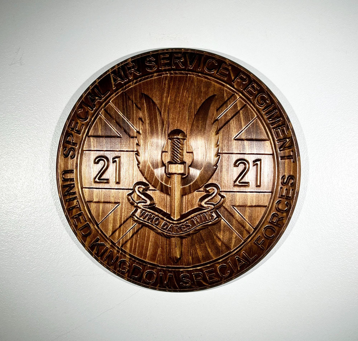 Special Air Service (SAS) 21 Emblem 12" Unit Plaque