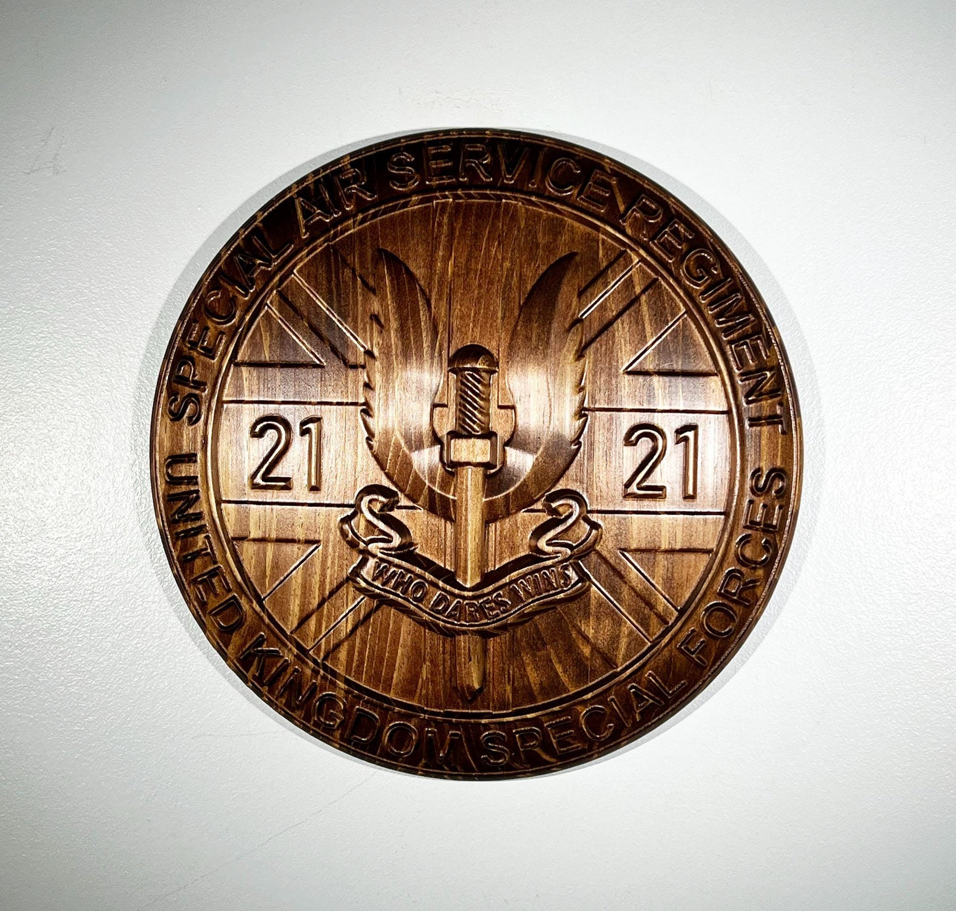 Special Air Service (SAS) 21 Emblem 12" Unit Plaque