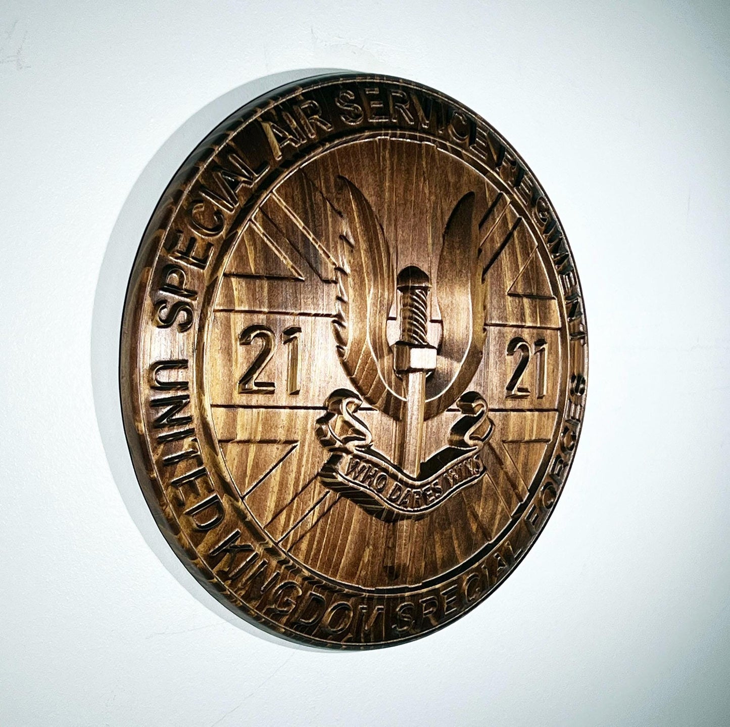 Special Air Service (SAS) 21 Emblem 12" Unit Plaque