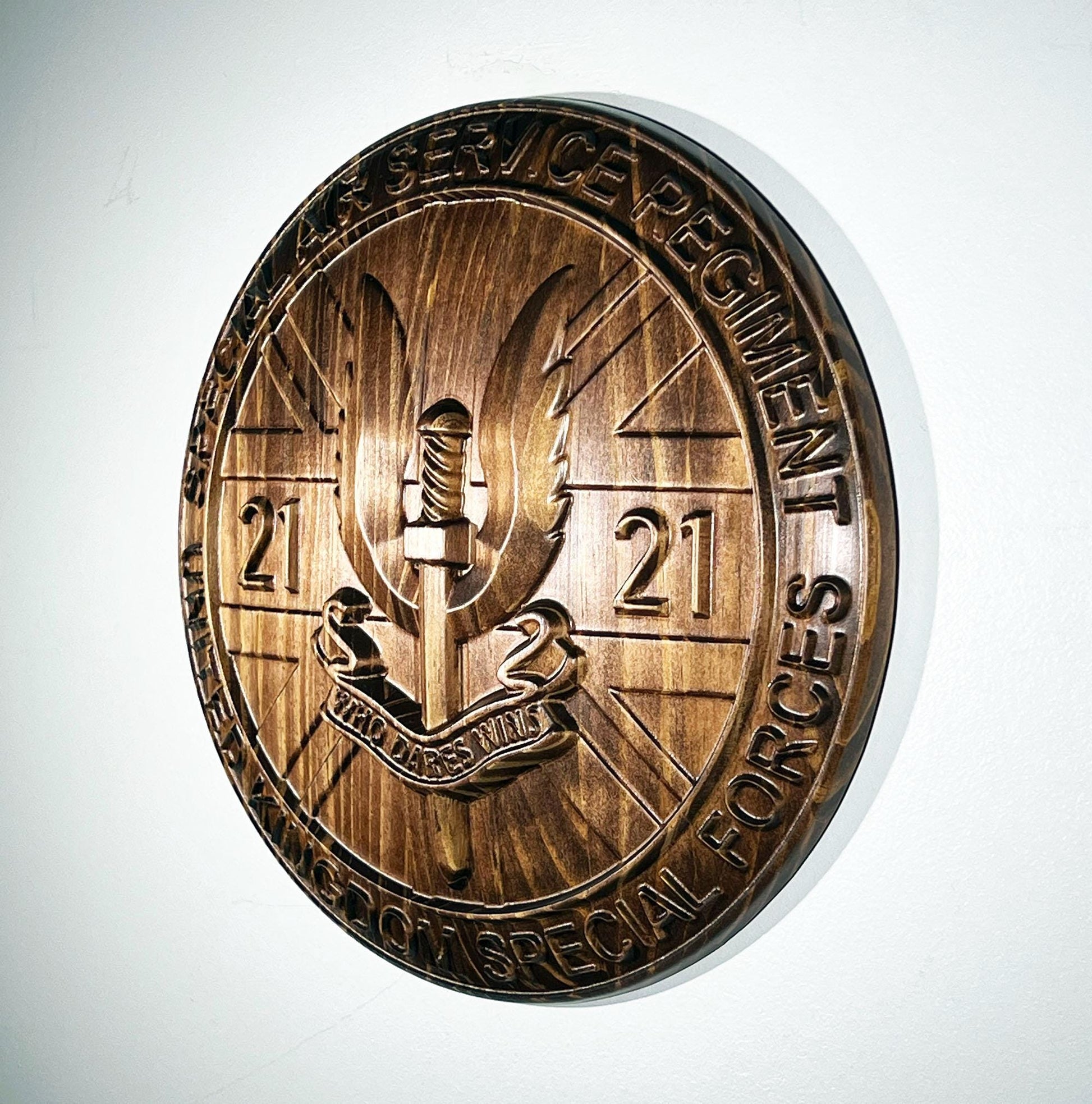 Special Air Service (SAS) 21 Emblem 12" Unit Plaque