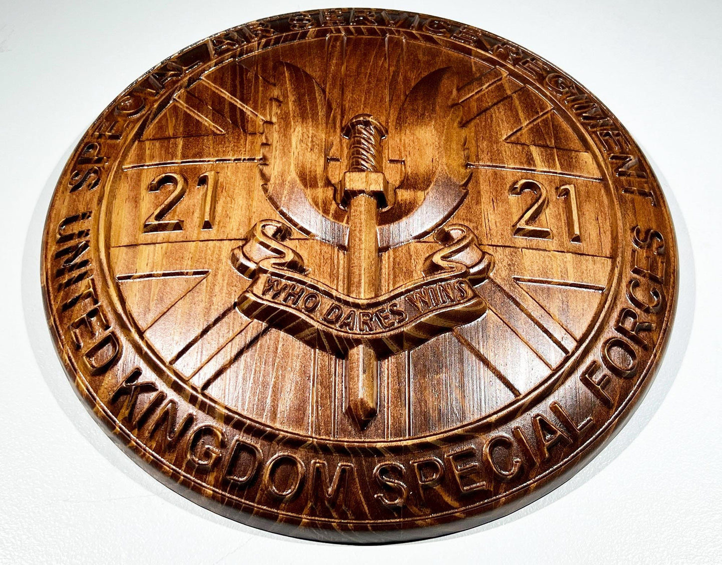 Special Air Service (SAS) 21 Emblem 12" Unit Plaque