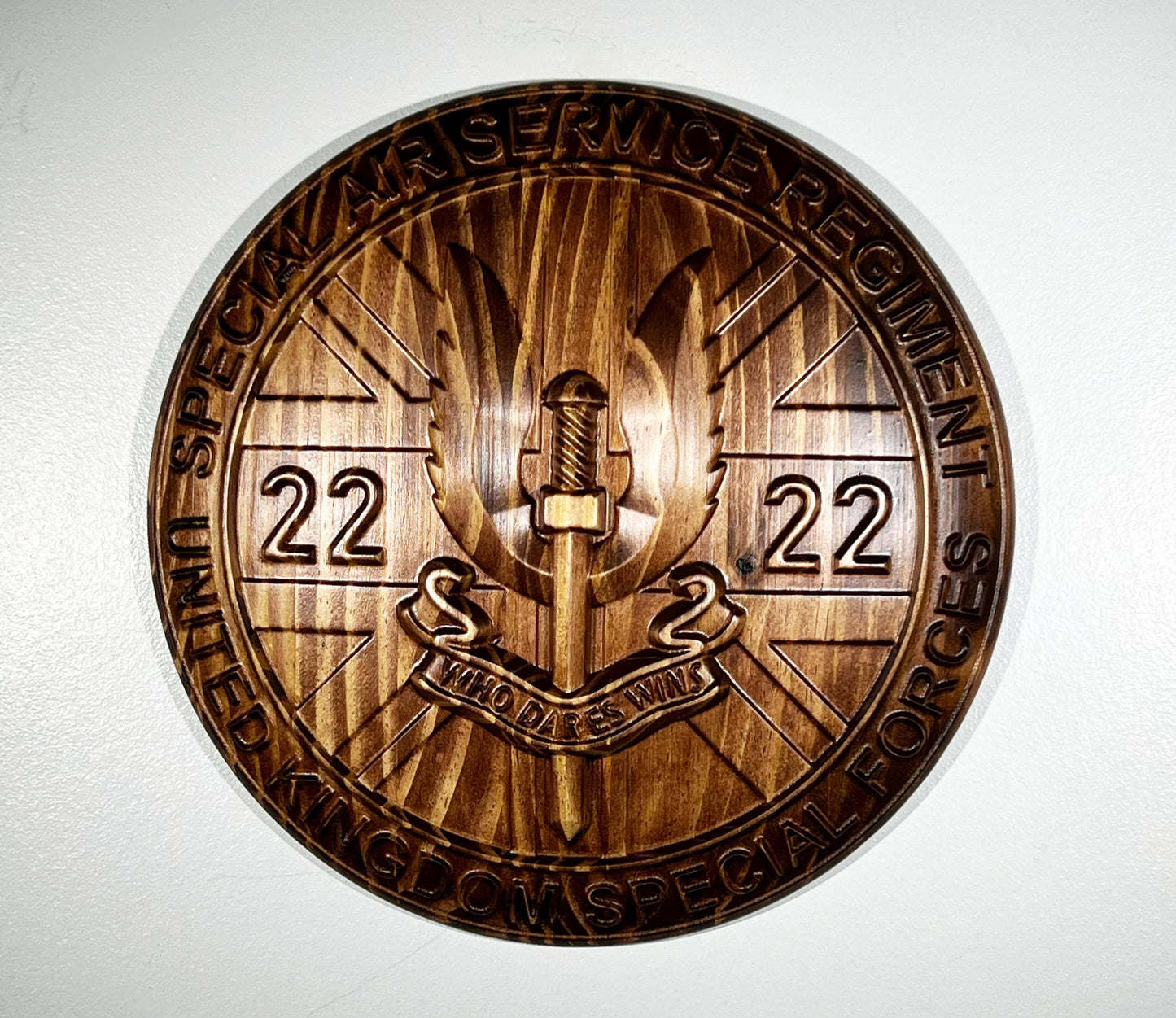 Special Air Service (SAS) 22 Emblem 12" Unit Plaque