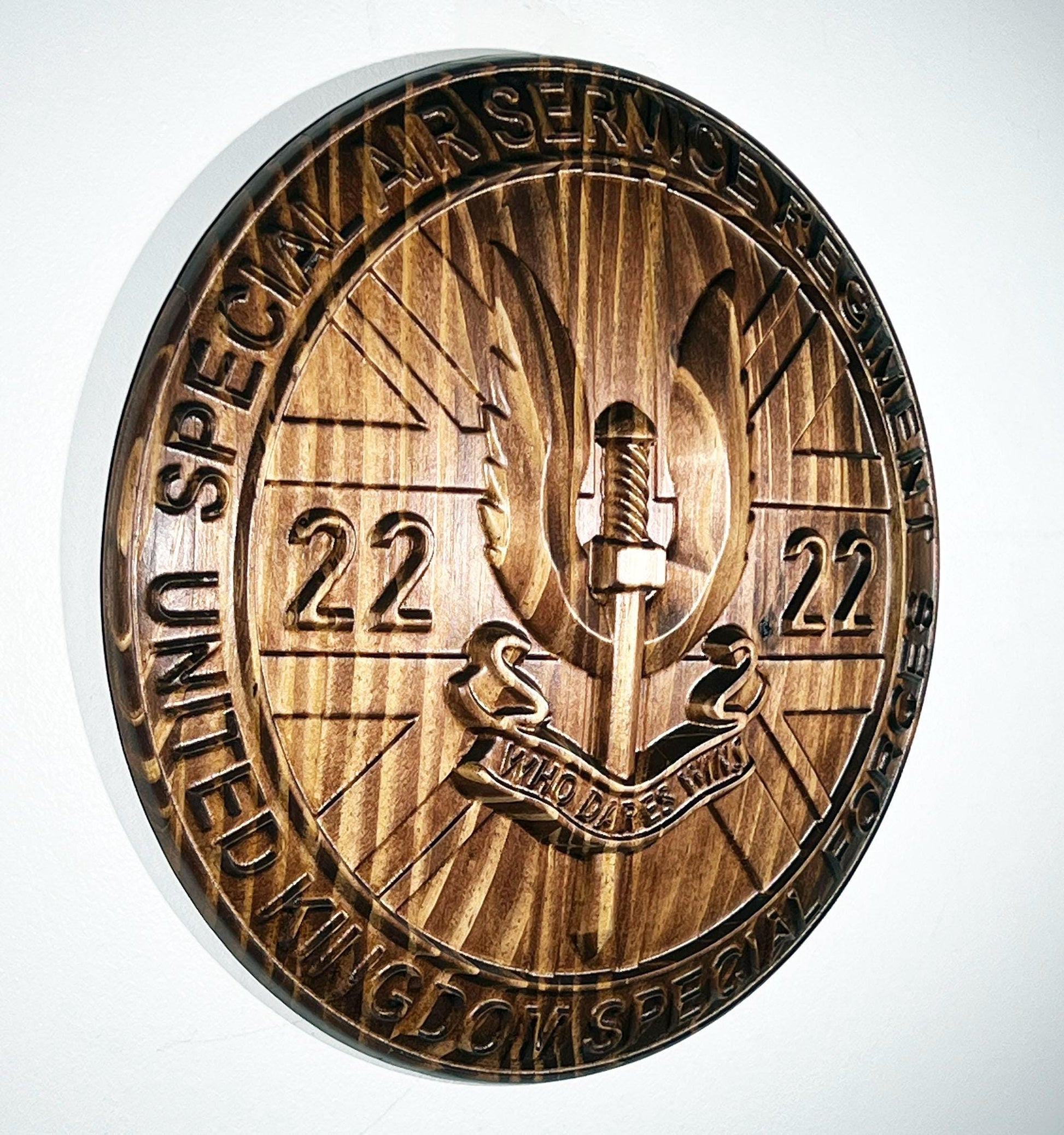 Special Air Service (SAS) 22 Emblem 12" Unit Plaque