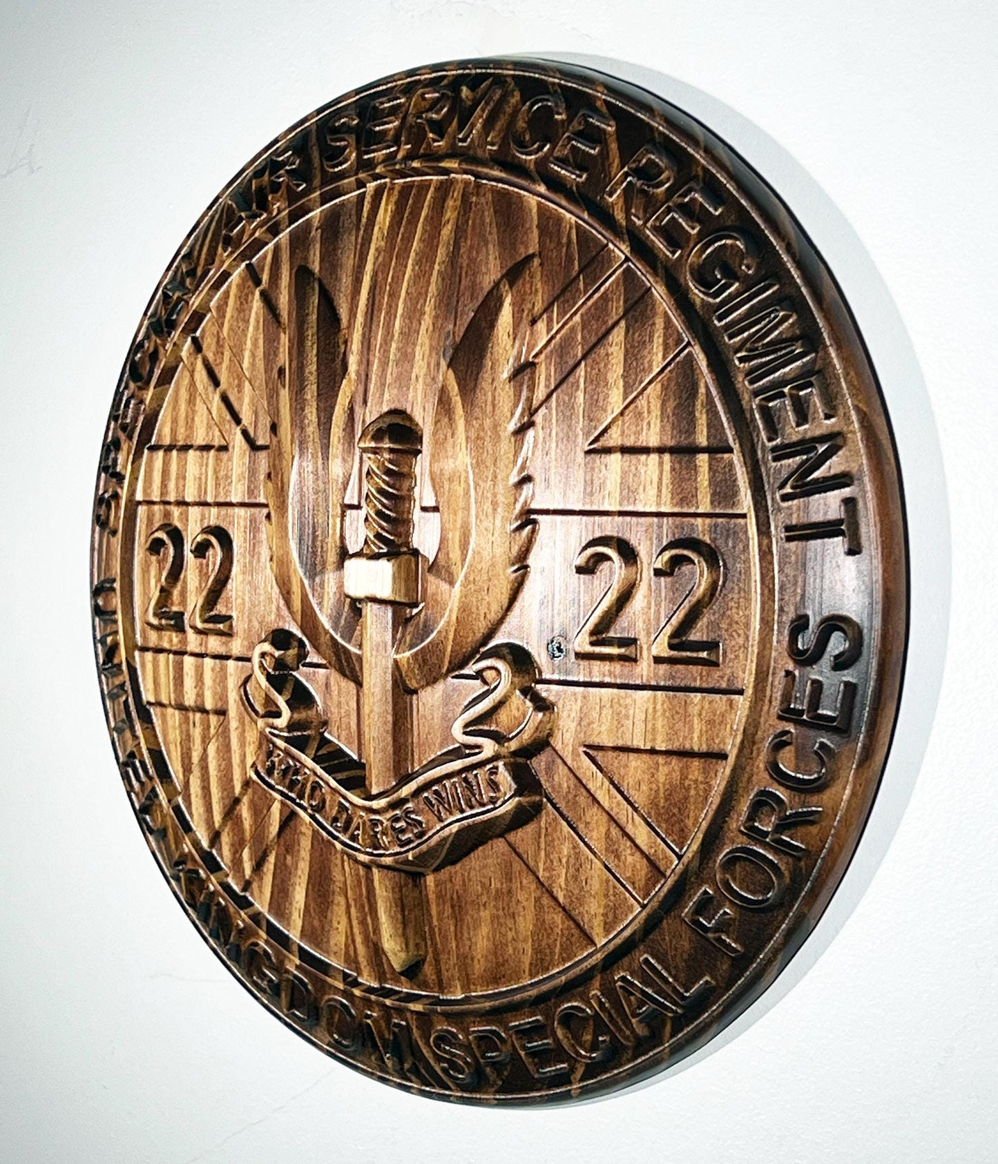 Special Air Service (SAS) 22 Emblem 12" Unit Plaque