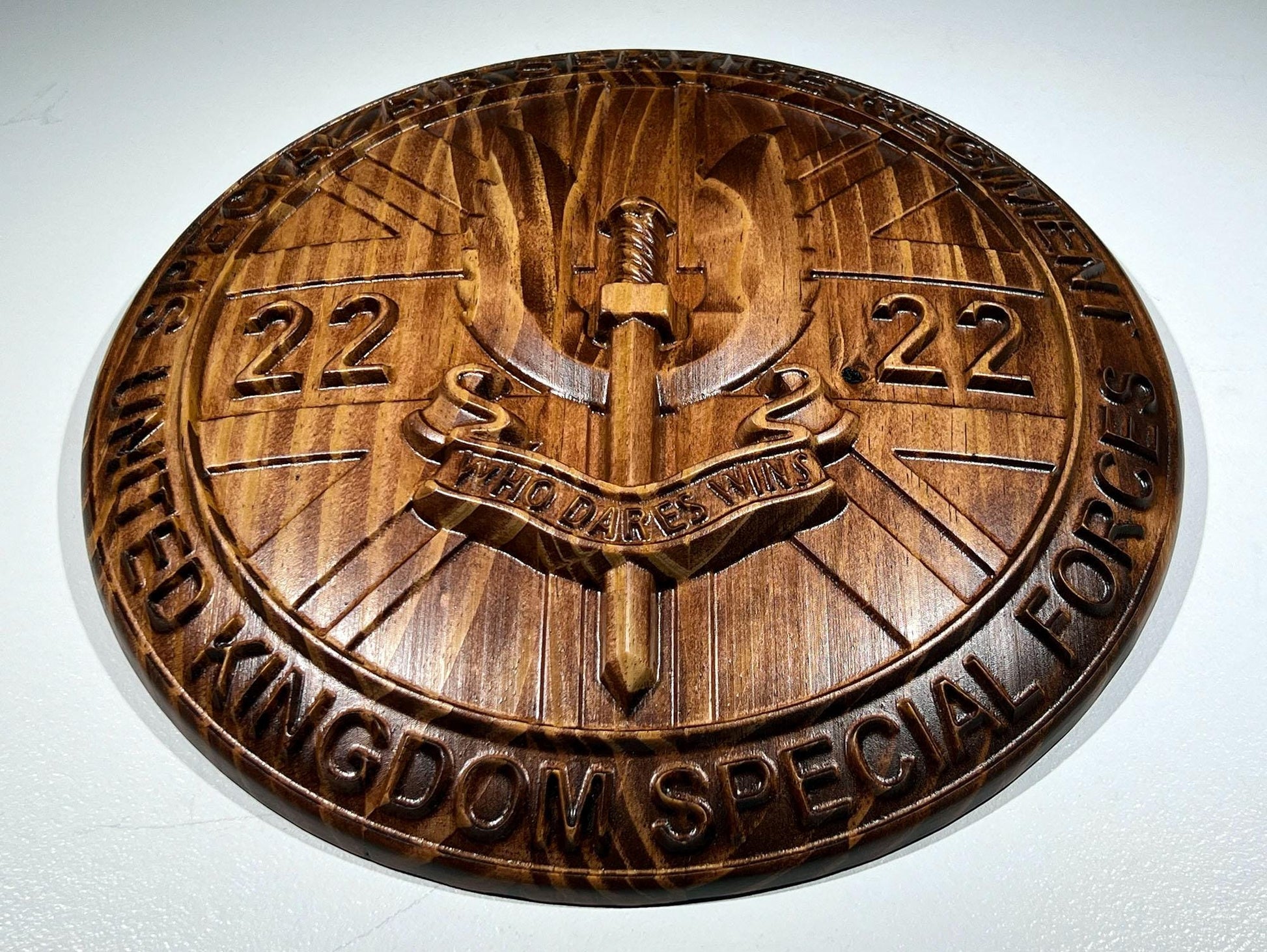 Special Air Service (SAS) 22 Emblem 12" Unit Plaque