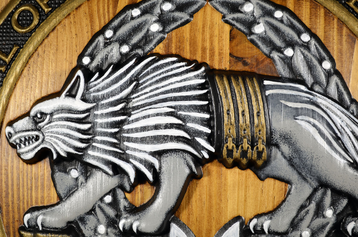 Special Operations Forces of Ukraine Painted Shield, CNC wood, military plaque - Carved Effects