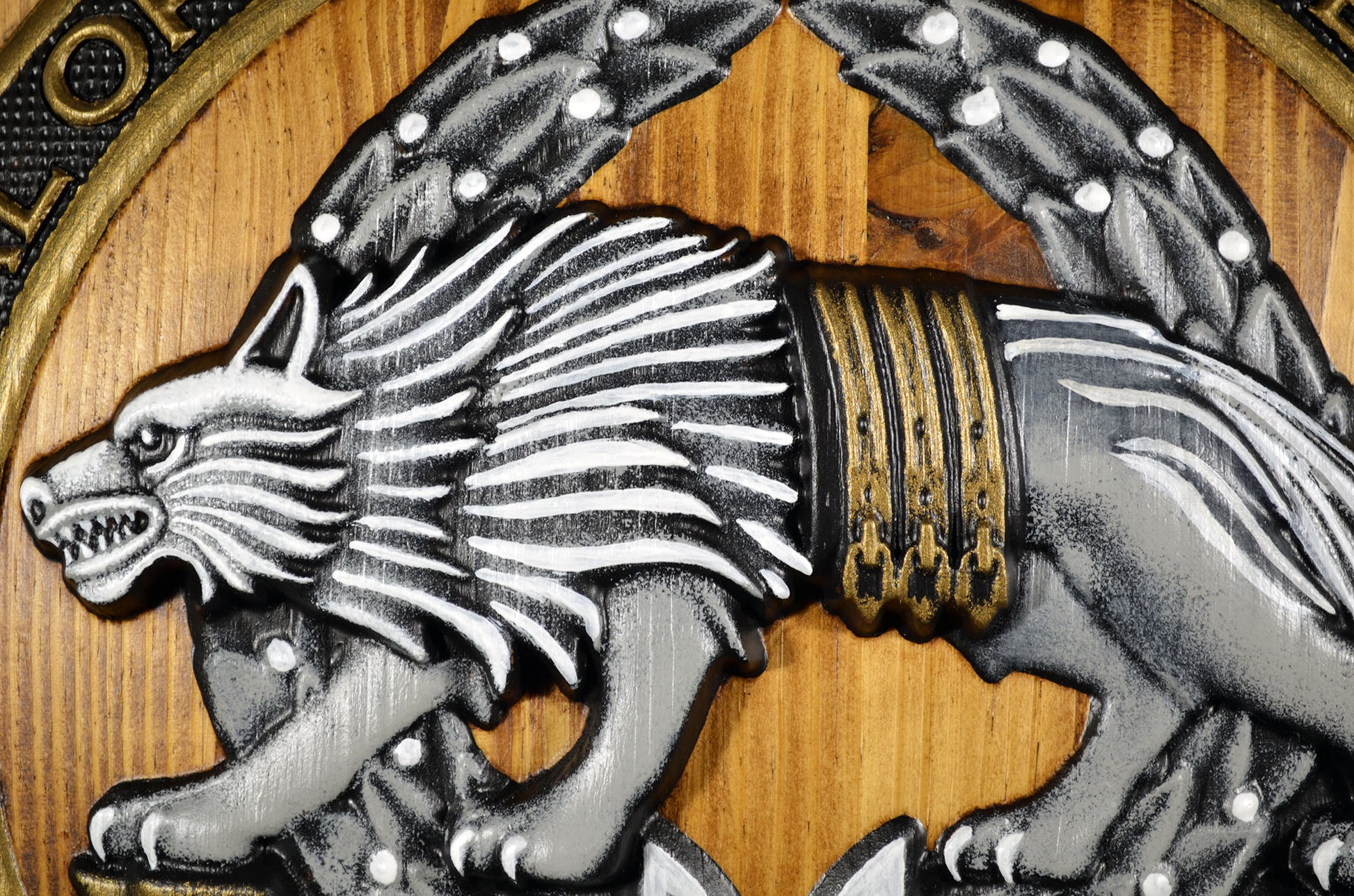Special Operations Forces of Ukraine Painted Shield, CNC wood, military plaque - Carved Effects