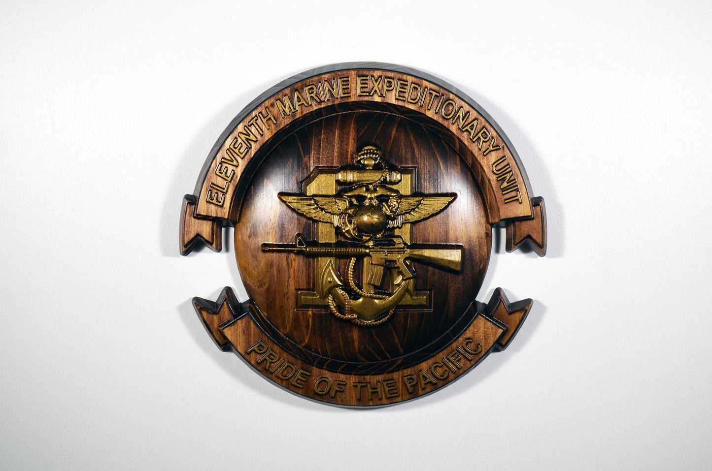 USMC 11th Marine Expeditionary Unit, 12" military plaque