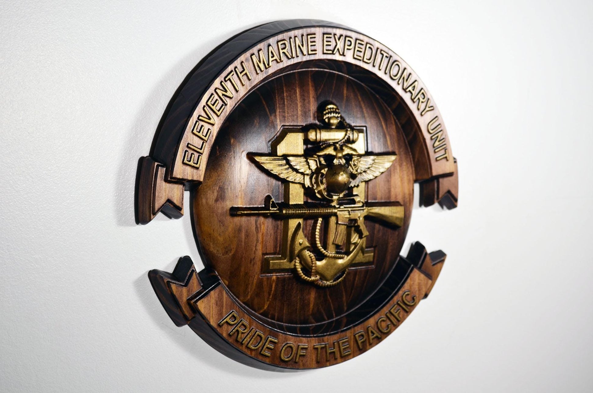 USMC 11th Marine Expeditionary Unit, 12" military plaque