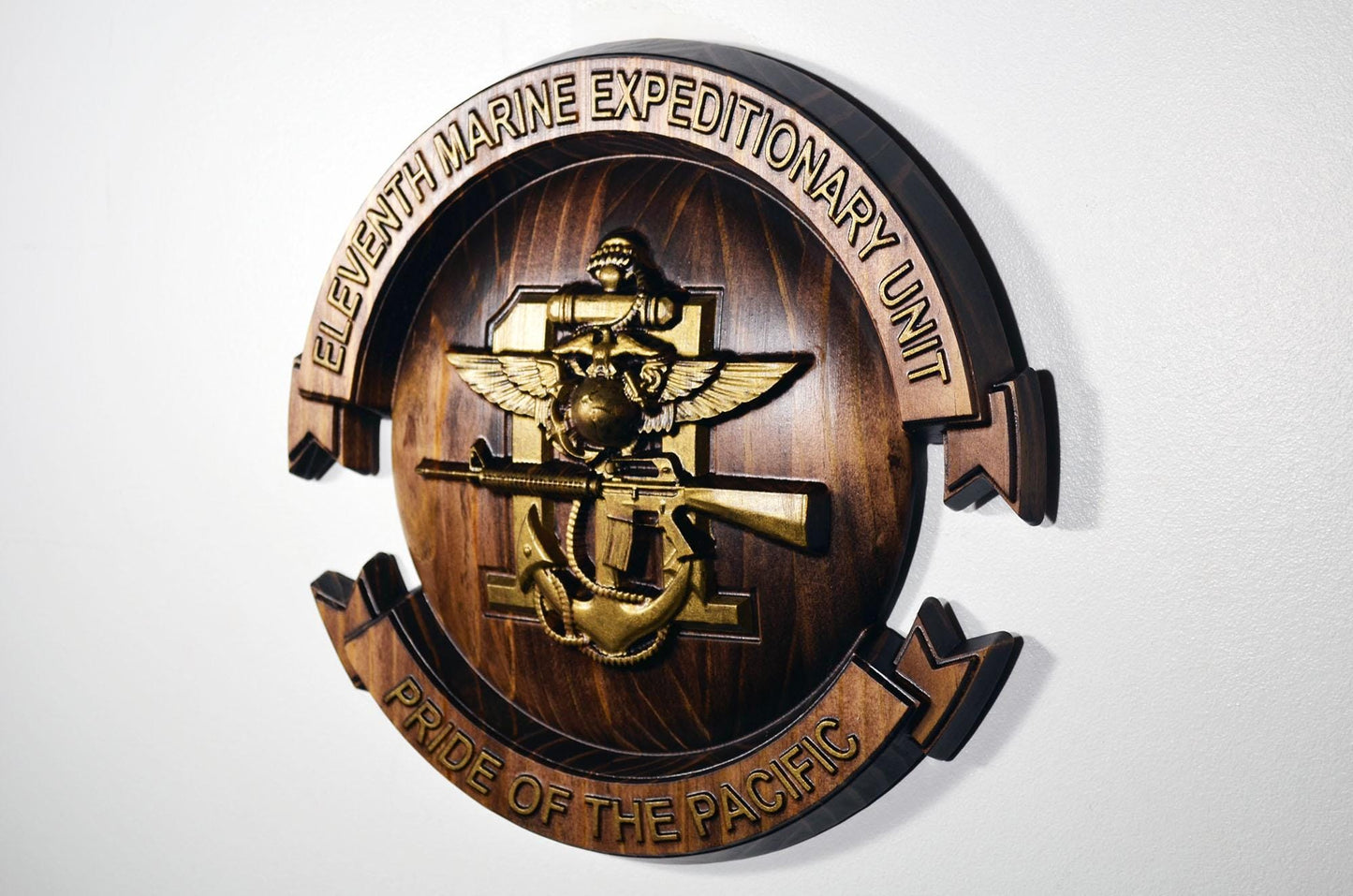 USMC 11th Marine Expeditionary Unit, 12" military plaque