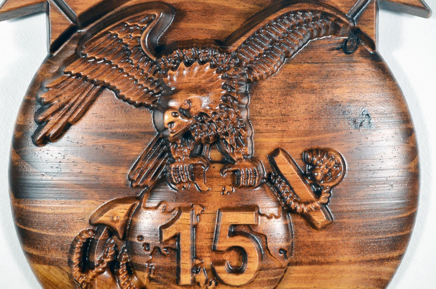 USMC 15th Marine Expeditionary Unit 12", Marine Corps, EGA, Java, military plaque