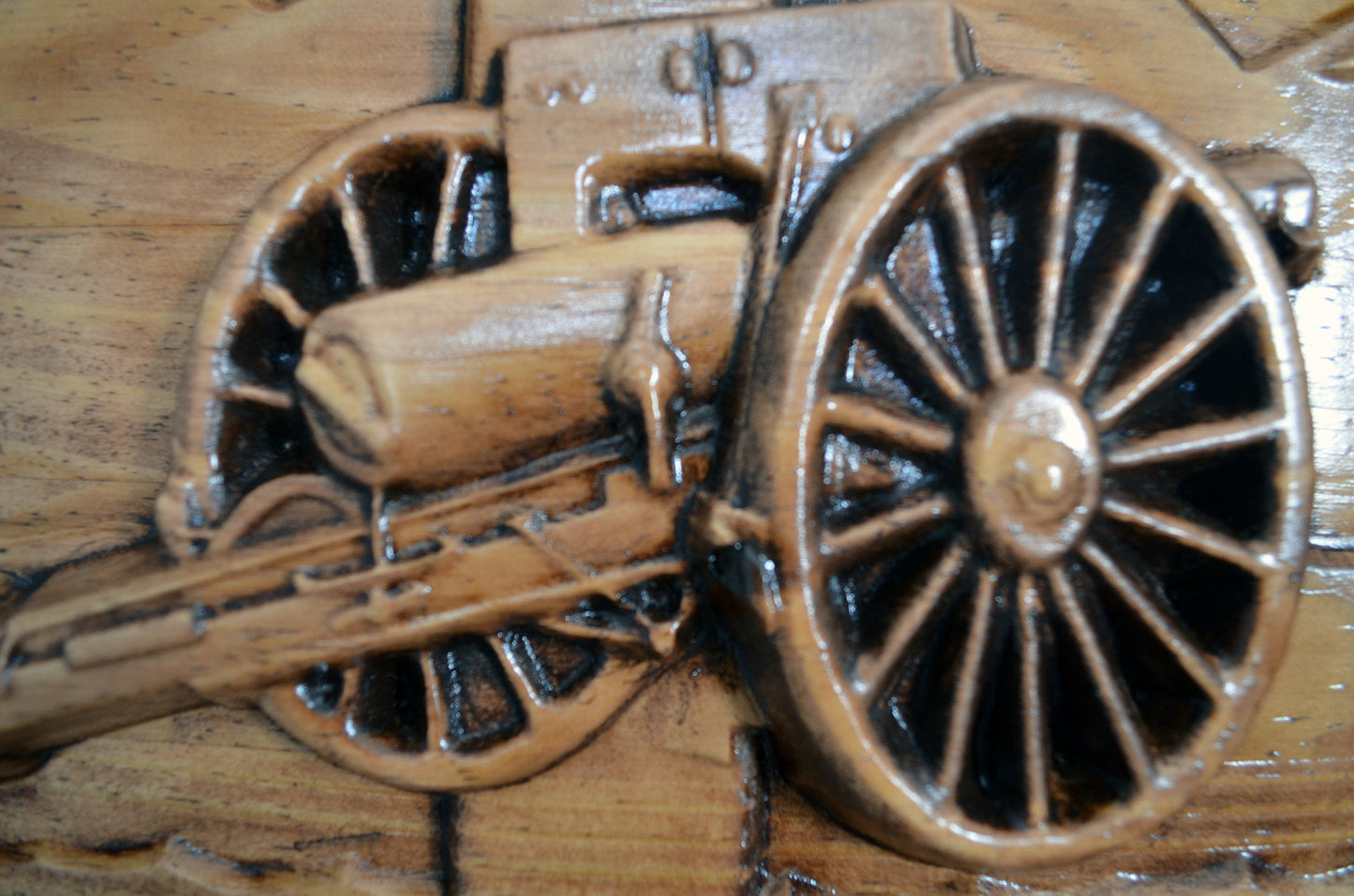 USMC 1st Battalion 10th Marines, US Marine Corps wood plaque, military plaque - Carved Effects