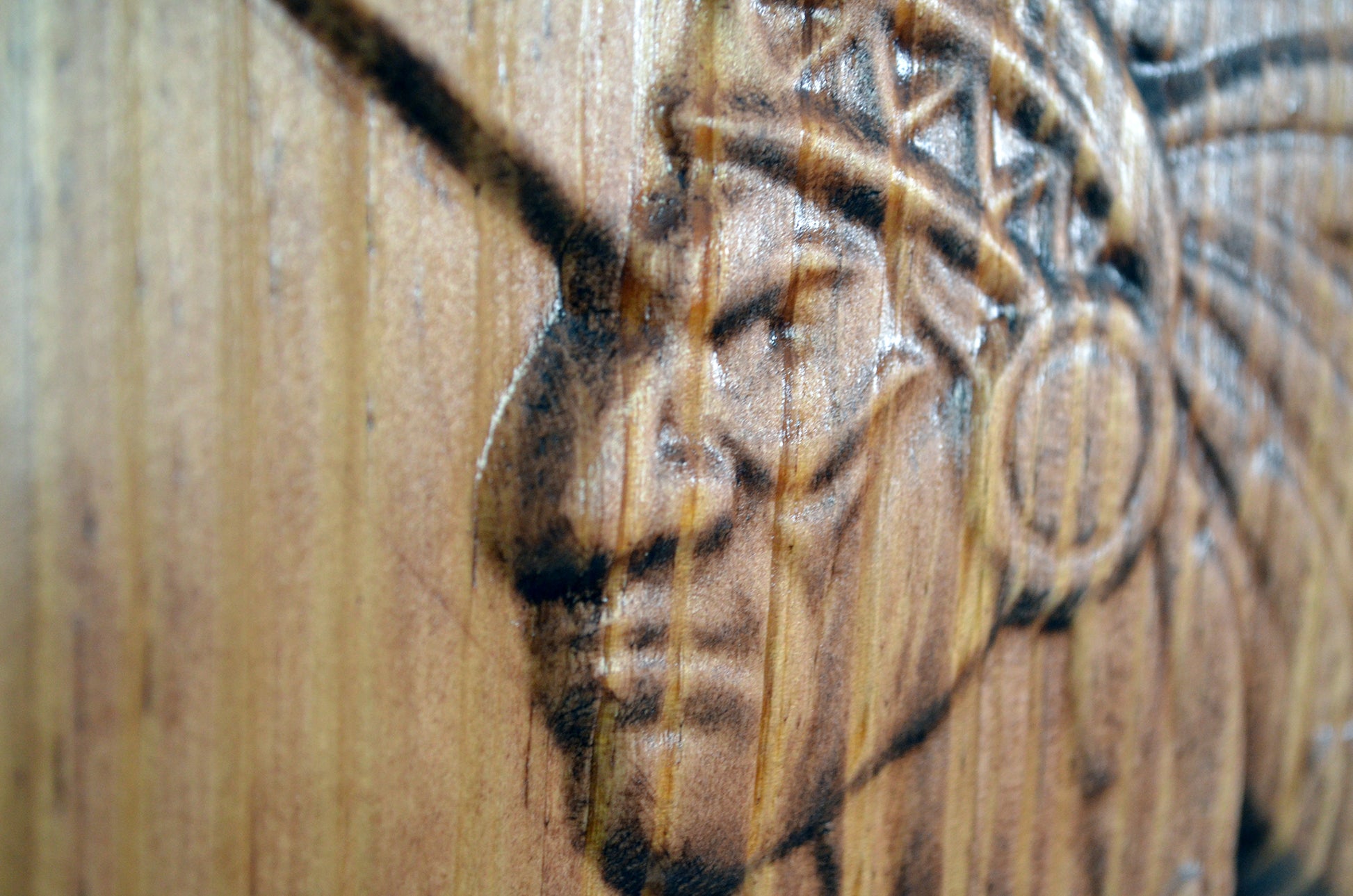 USMC 1st Battalion 6th Marines, USMC 1/6 Hard 3d wood carving, military plaque - Carved Effects