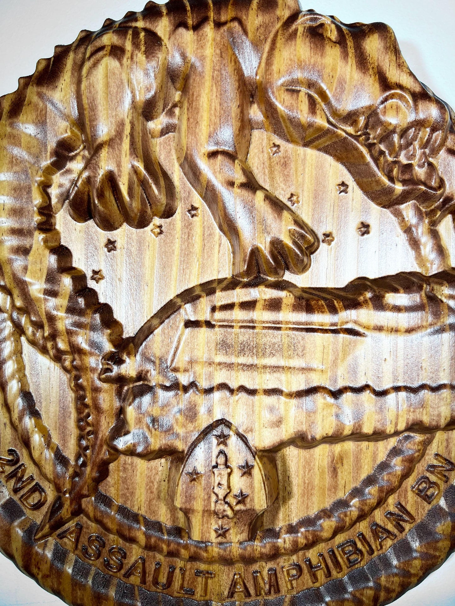 USMC 2nd Assault Amphibian Battalion 12" Military Unit Plaque