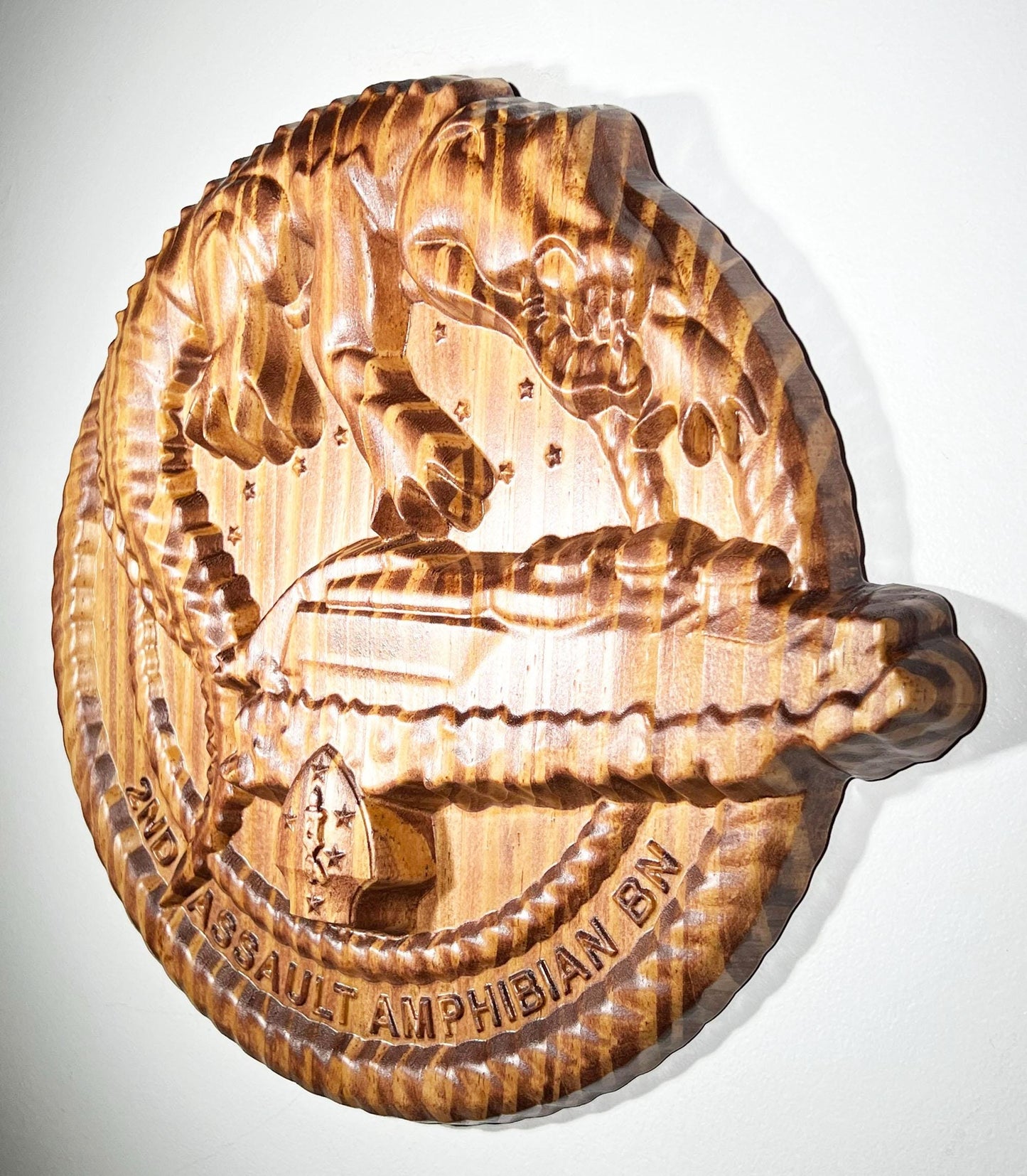 USMC 2nd Assault Amphibian Battalion 12" Military Unit Plaque