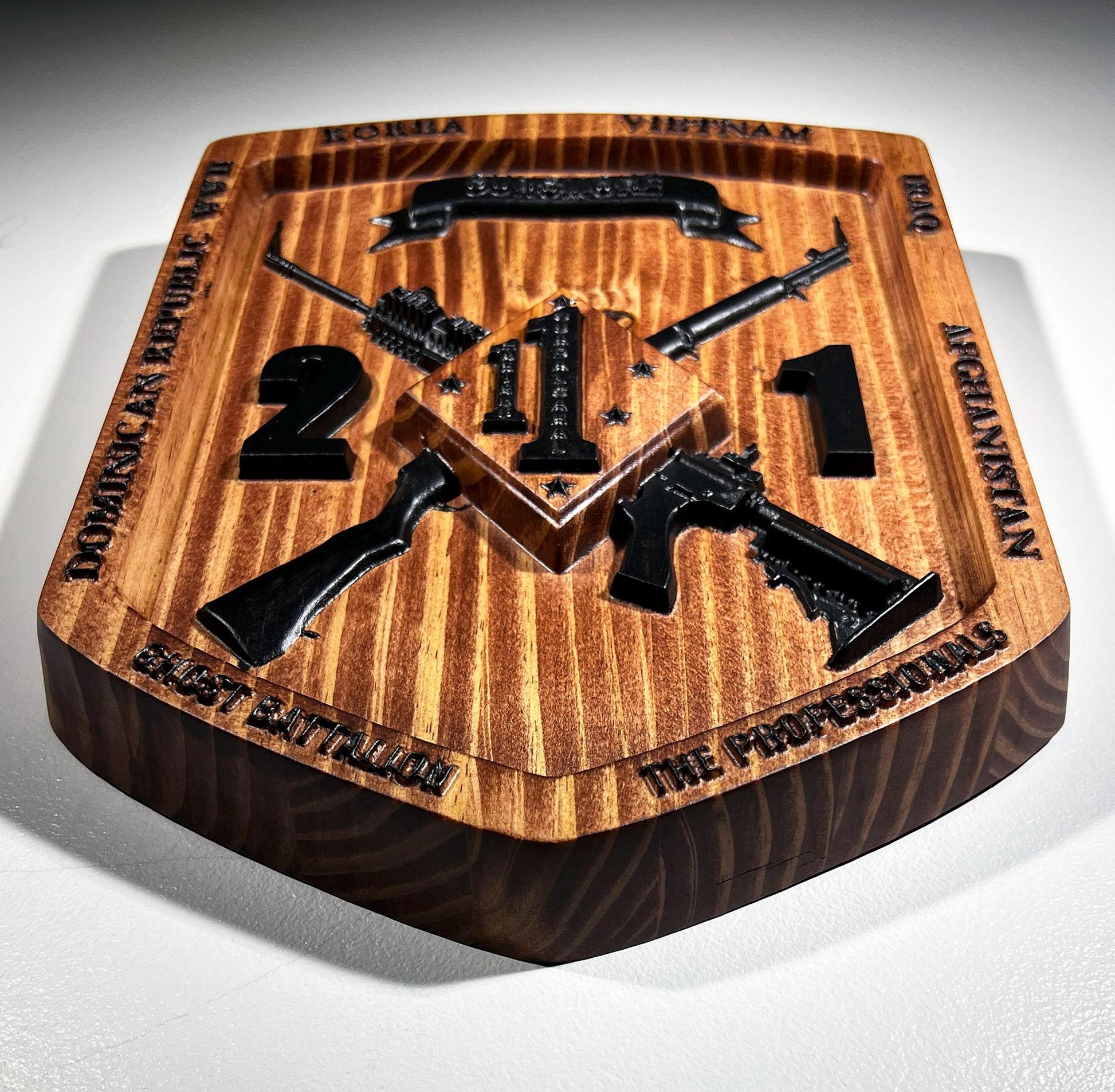 USMC 2nd Battalion 1st Marine 12" Military Unit Plaque