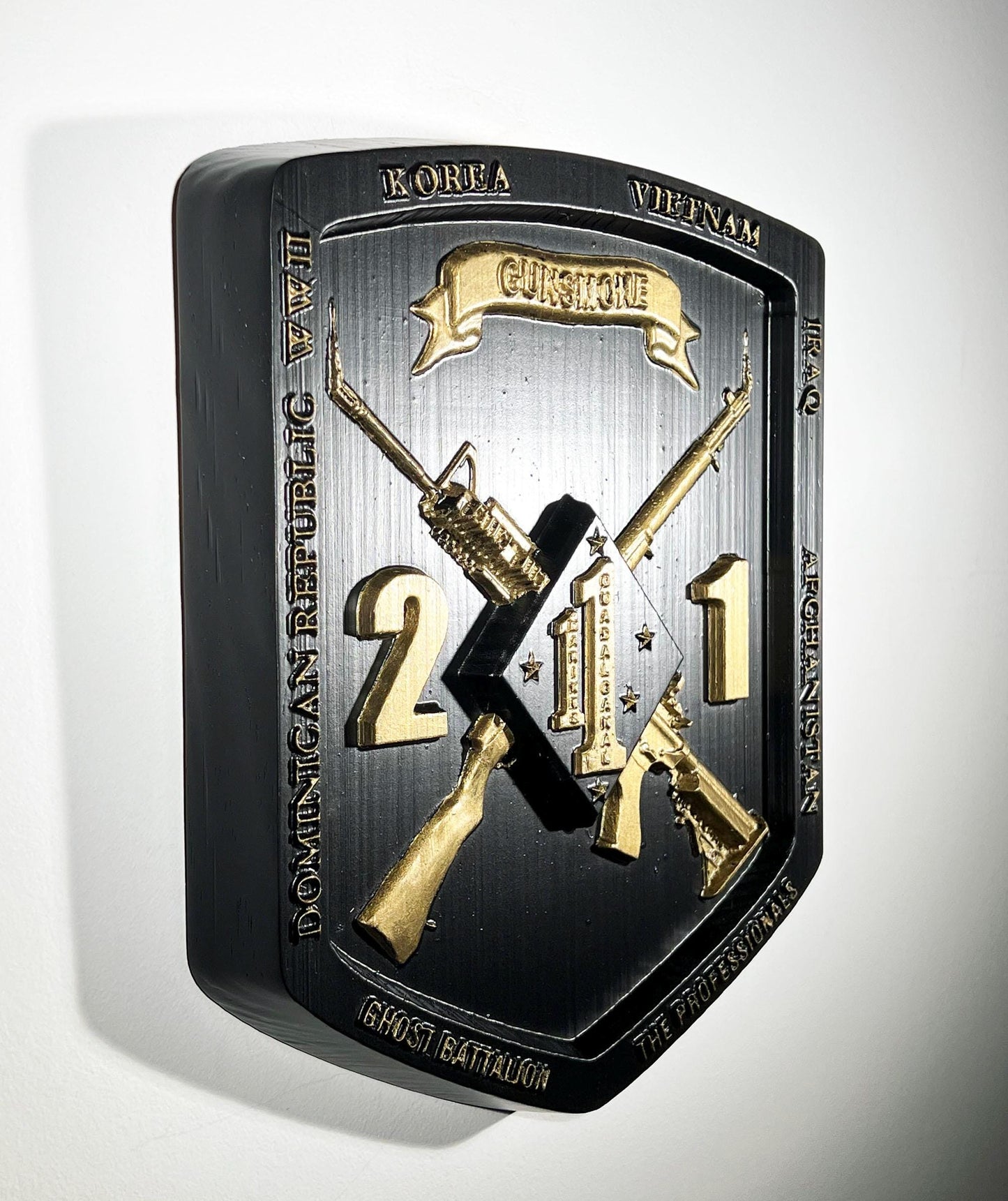 USMC 2nd Battalion 1st Marines 12" Military Unit Plaque