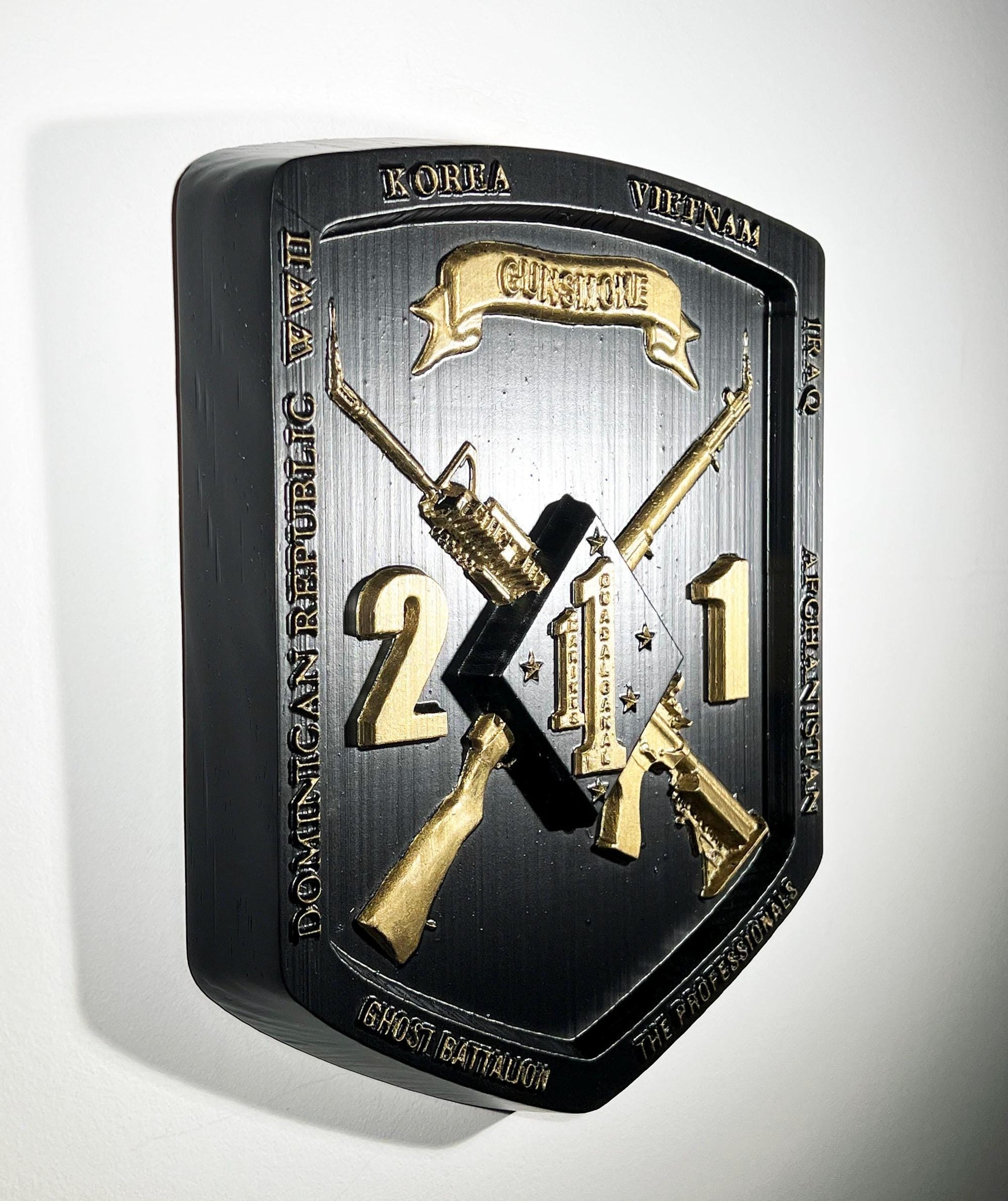 USMC 2nd Battalion 1st Marines 12" Military Unit Plaque