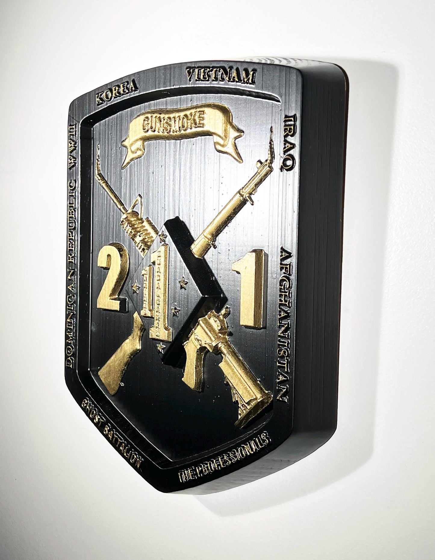 USMC 2nd Battalion 1st Marines 12" Military Unit Plaque
