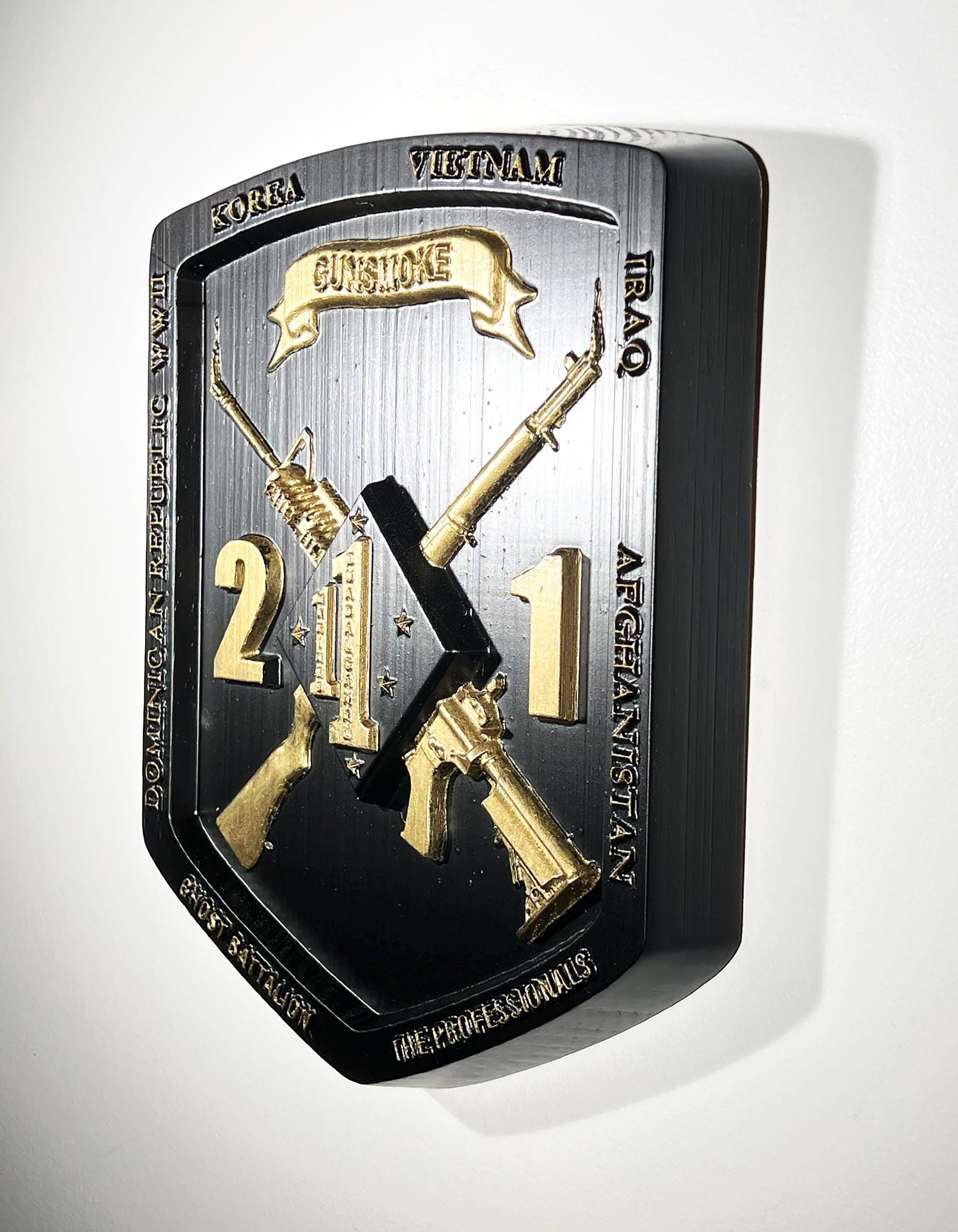 USMC 2nd Battalion 1st Marines 12" Military Unit Plaque