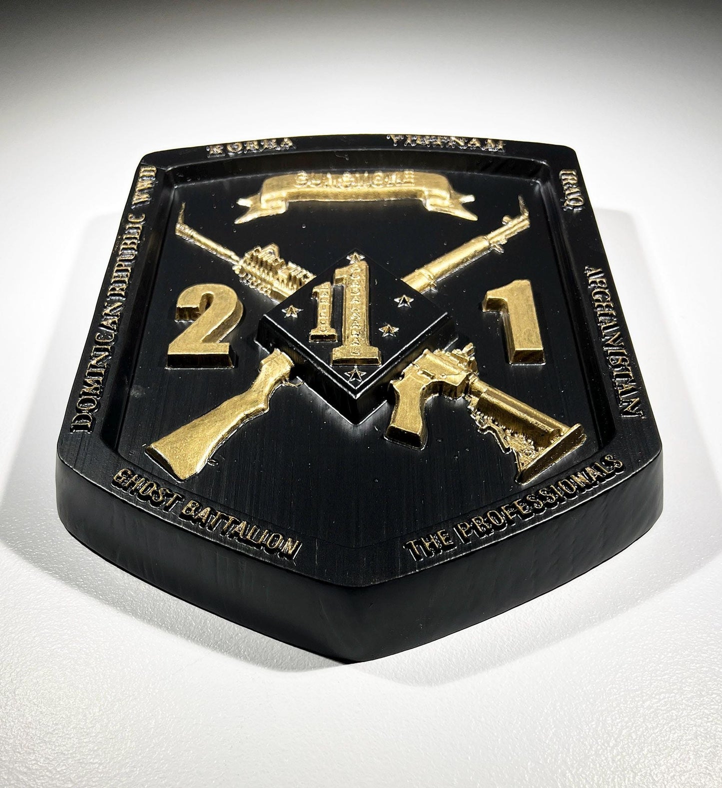 USMC 2nd Battalion 1st Marines 12" Military Unit Plaque