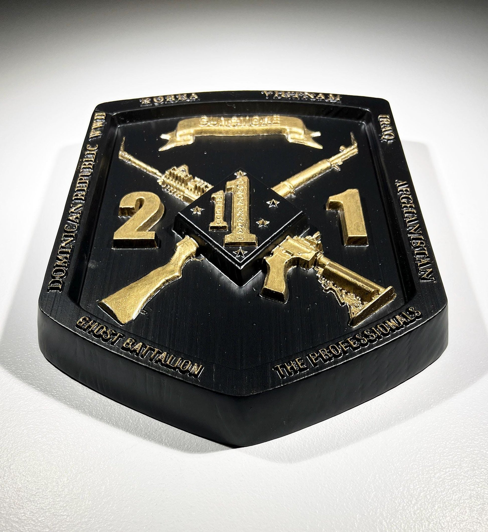 USMC 2nd Battalion 1st Marines 12" Military Unit Plaque